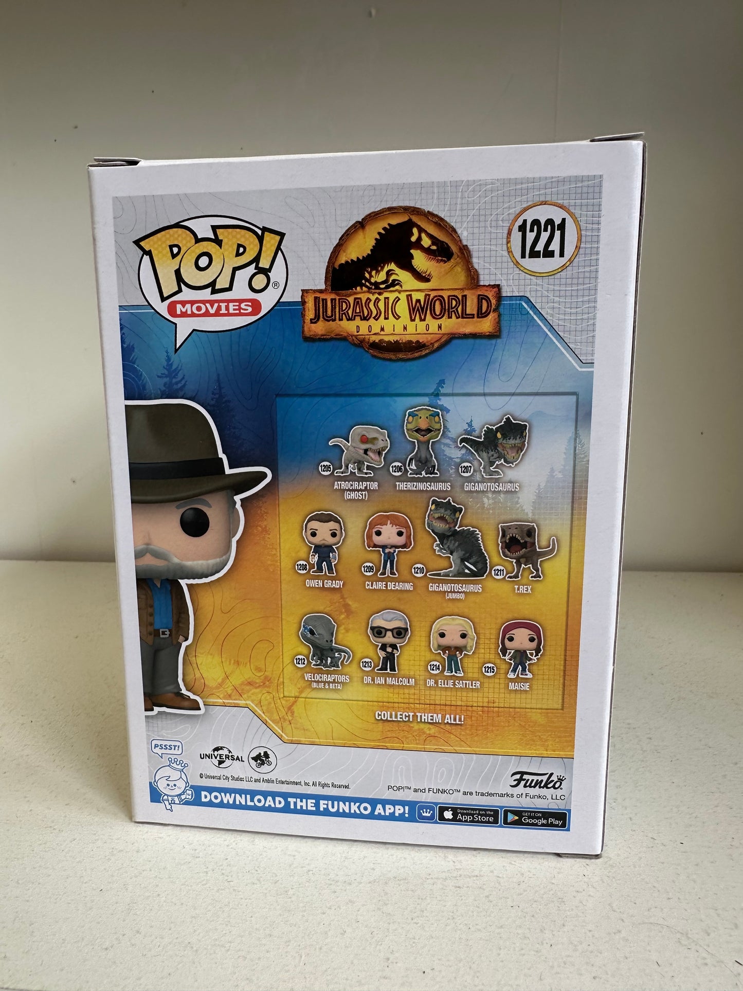 Dr. Alan Grant Jurassic World Dominion Funko Pop