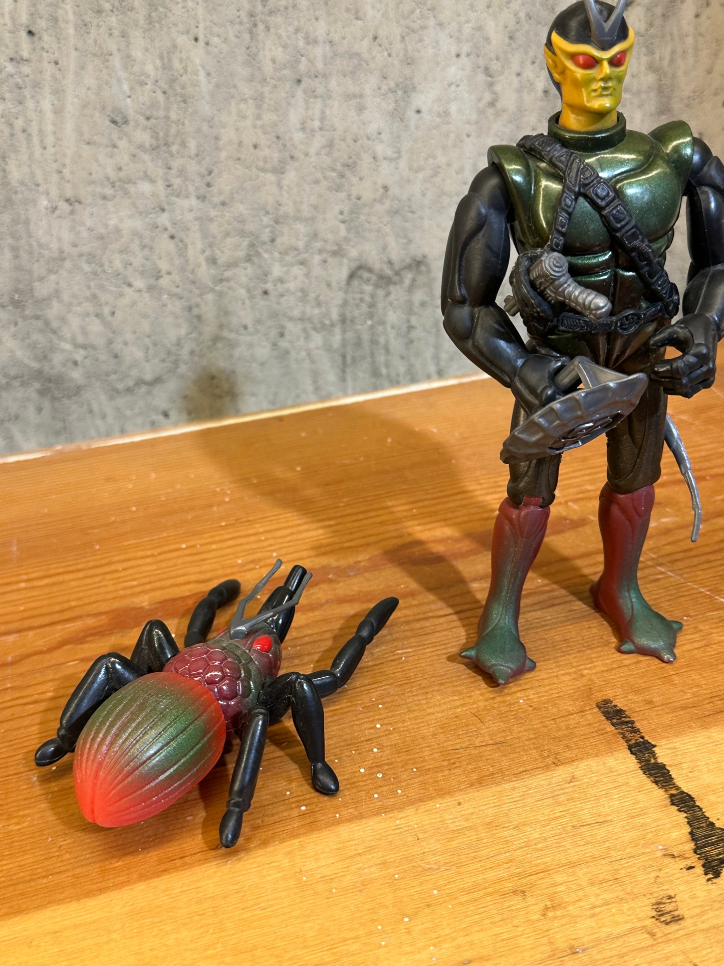 Sectaurs Skito & Toxcid complete Vintage 80’s Action Figure Toy