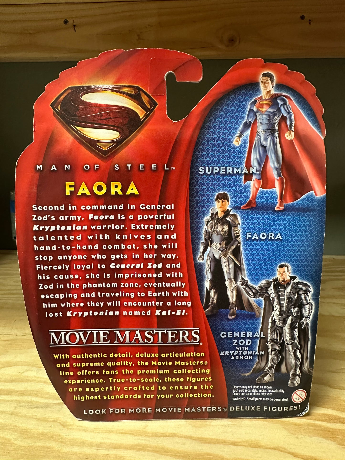 Faora Man of Steel Movie Masters Sealed Action Figure Toy DC Comics