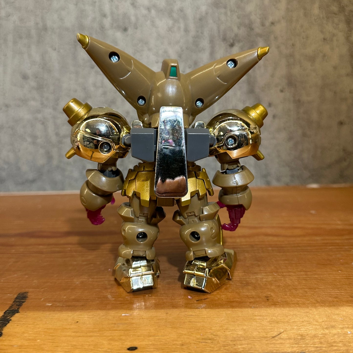 2003 Gold Master Gundam 5" Action Figure Bandai Superior Defender Gundam Force K