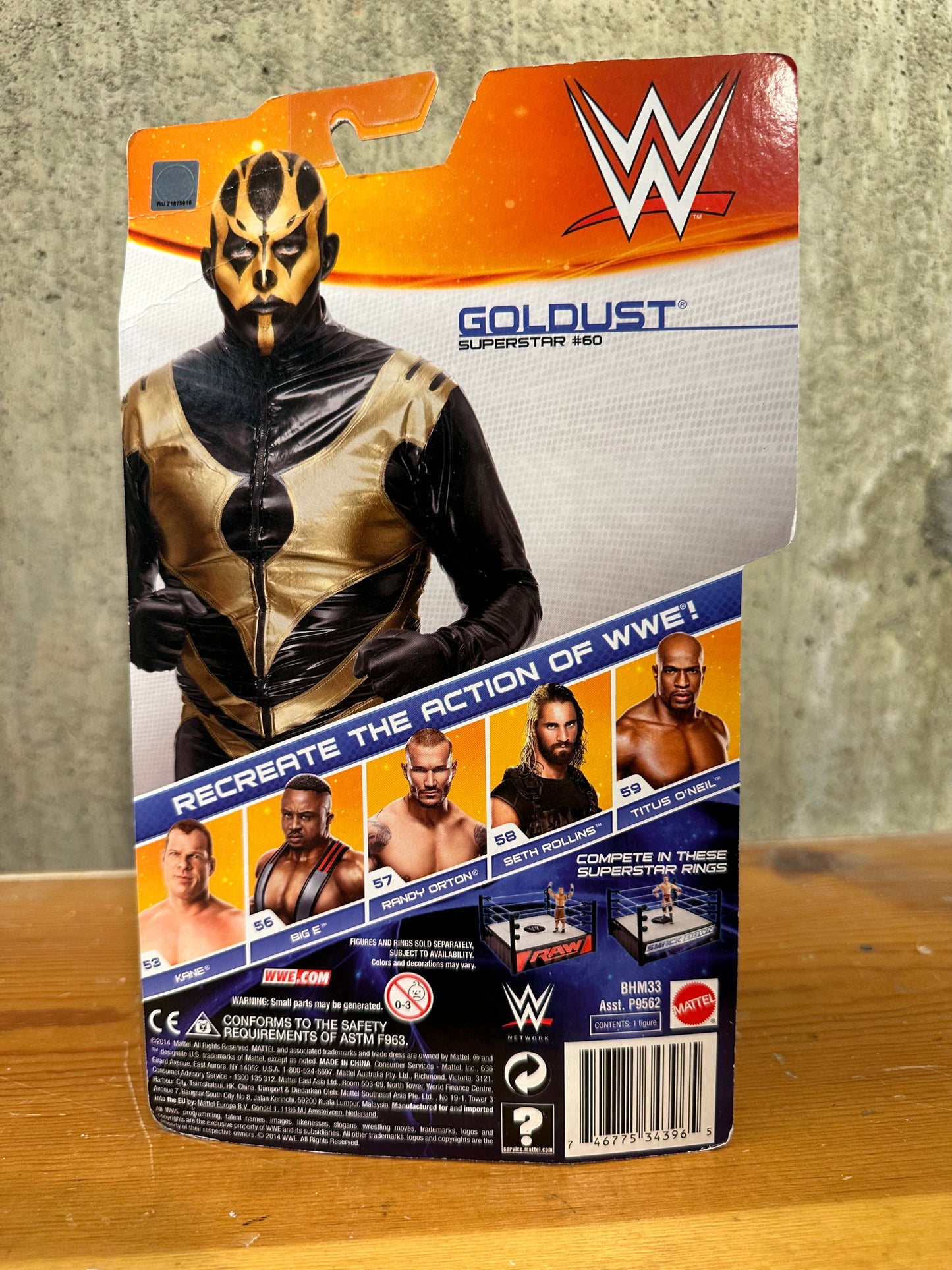 Goldust WWE Basic Series Superstar #60 Wrestling Action Figure Toy MOC