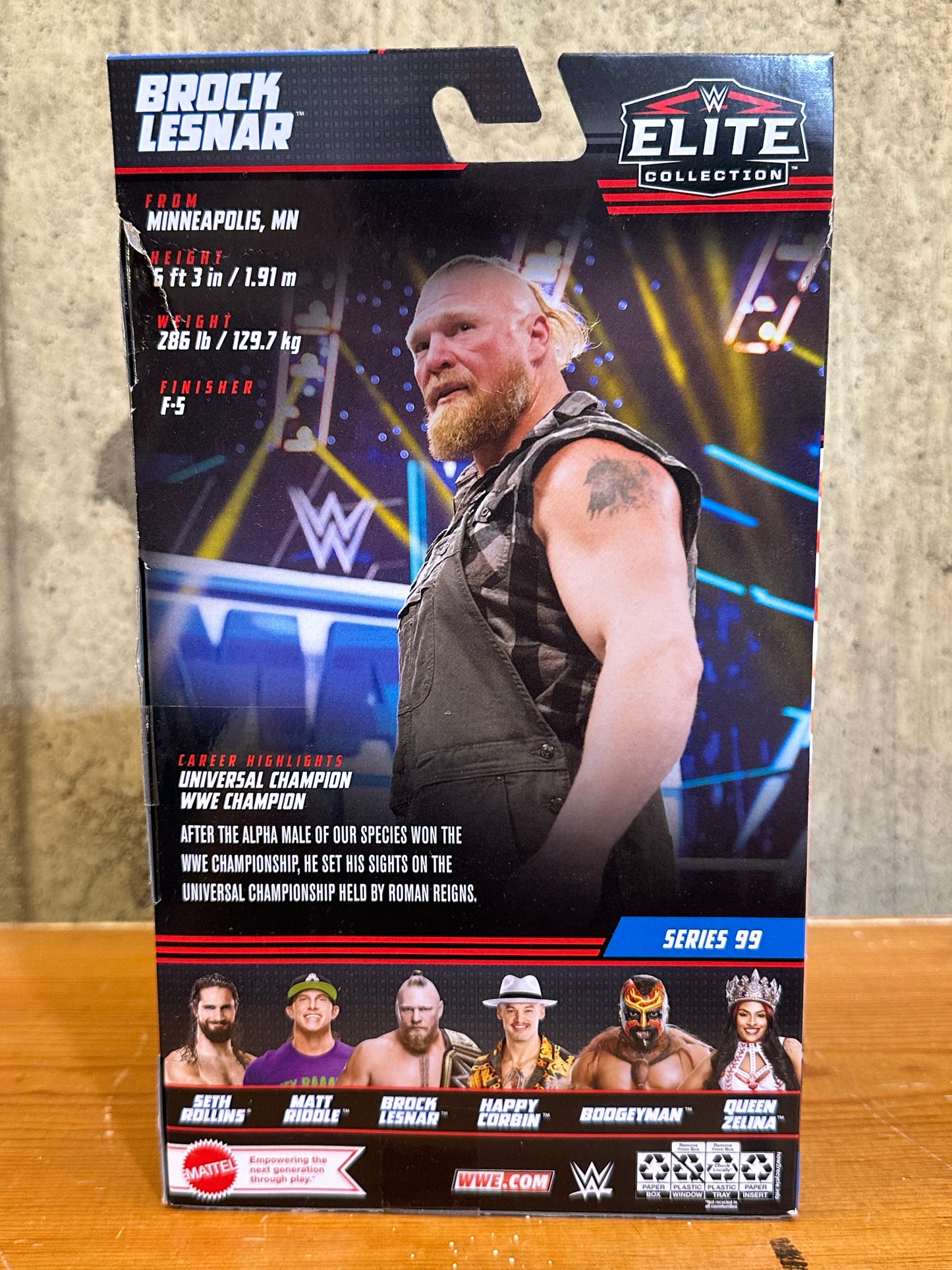 2023 WWE Elite Collection Series 99 Figure: BROCK LESNAR WWF