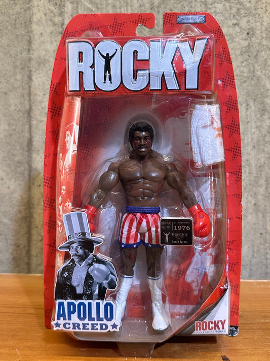 ROCKY:Apollo Creed Post Fight-Carl Weathers 2006JAKKS Pacific Boxing Mint w/Card