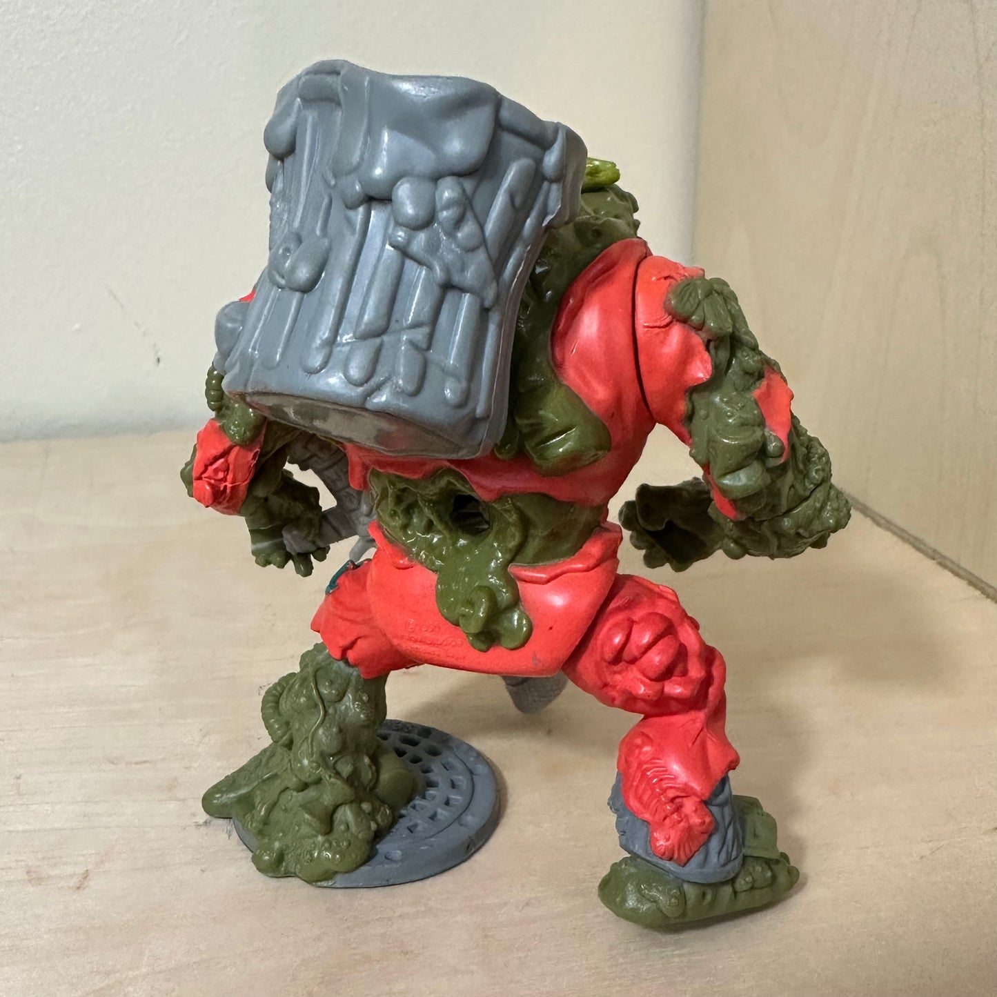 1990 TMNT Muckman Ninja Turtles Action Figure Incomplete