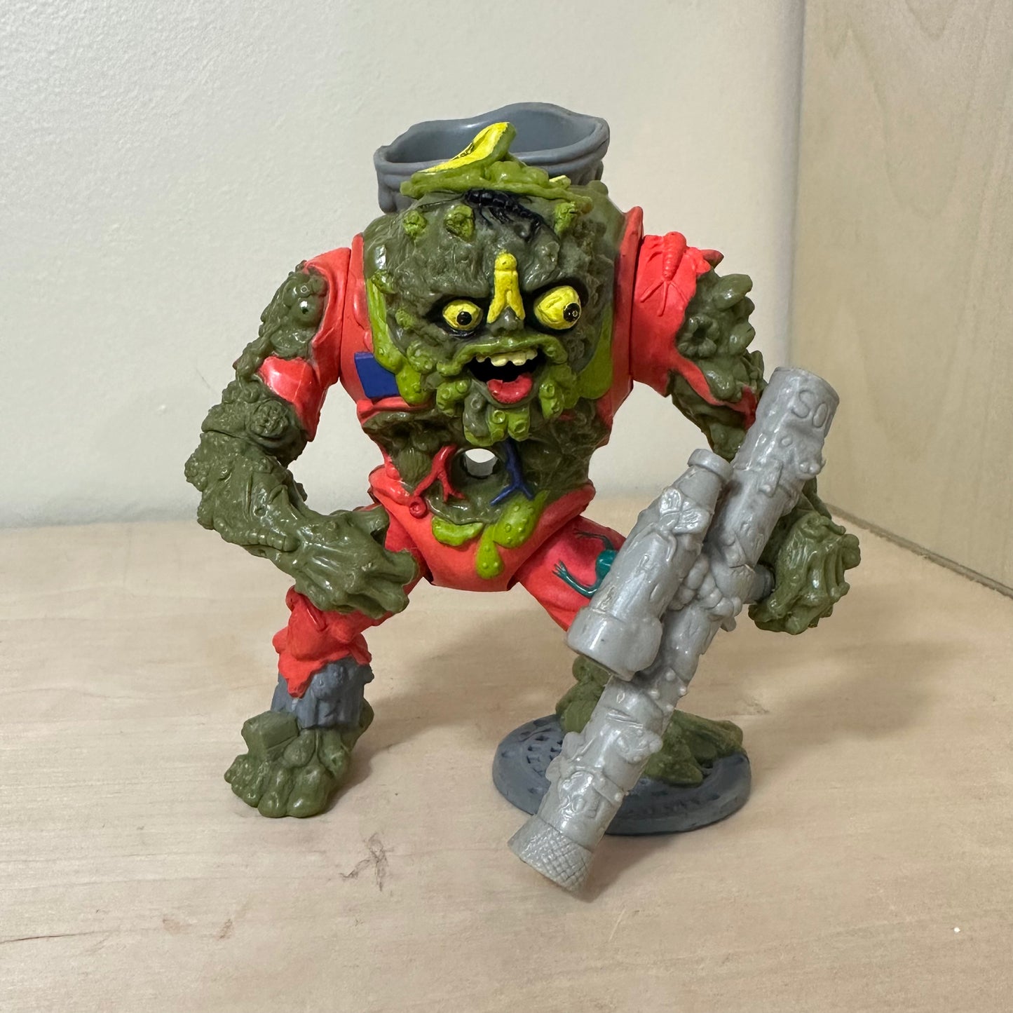 1990 TMNT Muckman Ninja Turtles Action Figure Incomplete