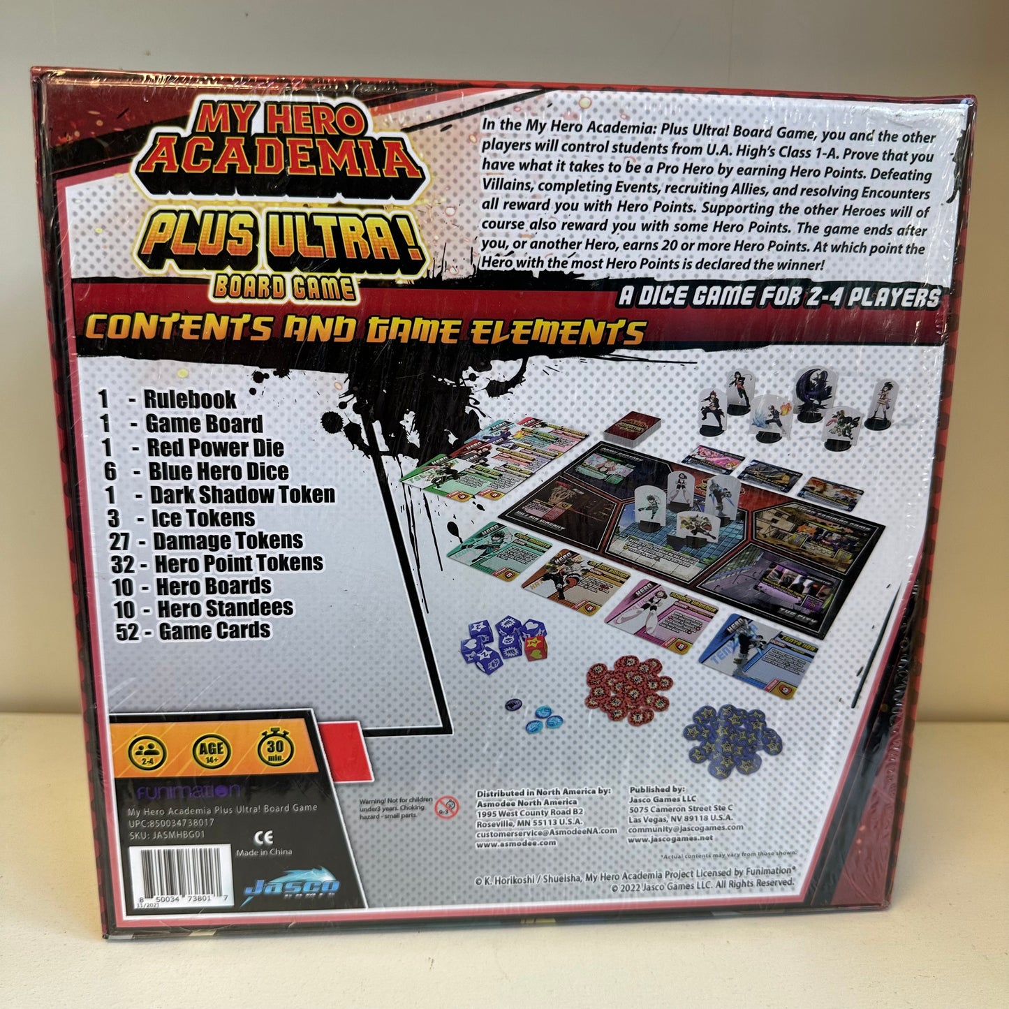 My Hero Academia Plus Ultra Board Game Jasco Sealed Box