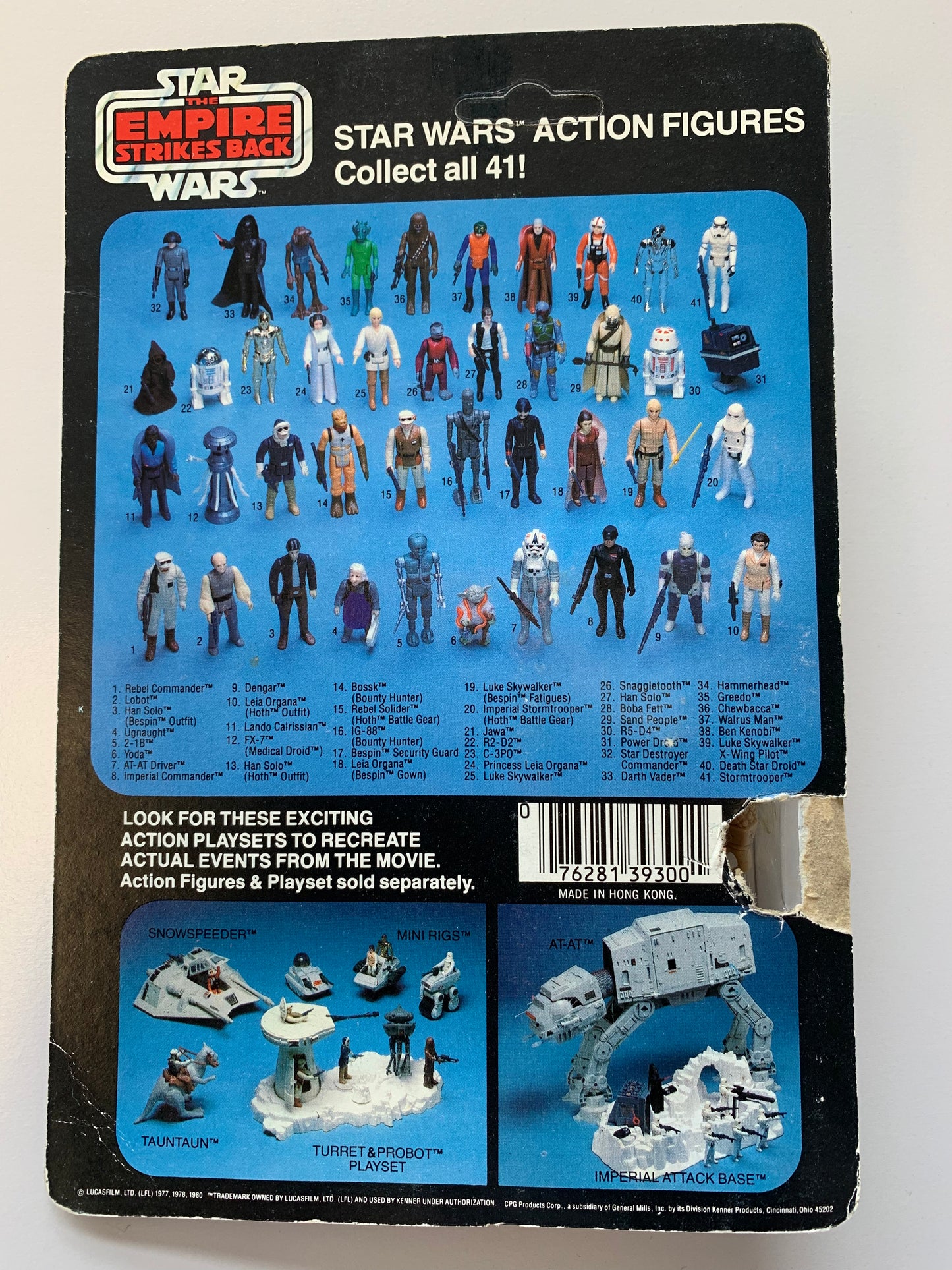 Star Wars The Empire Strikes Back Rebel Commander 1980 ESB 41-Back