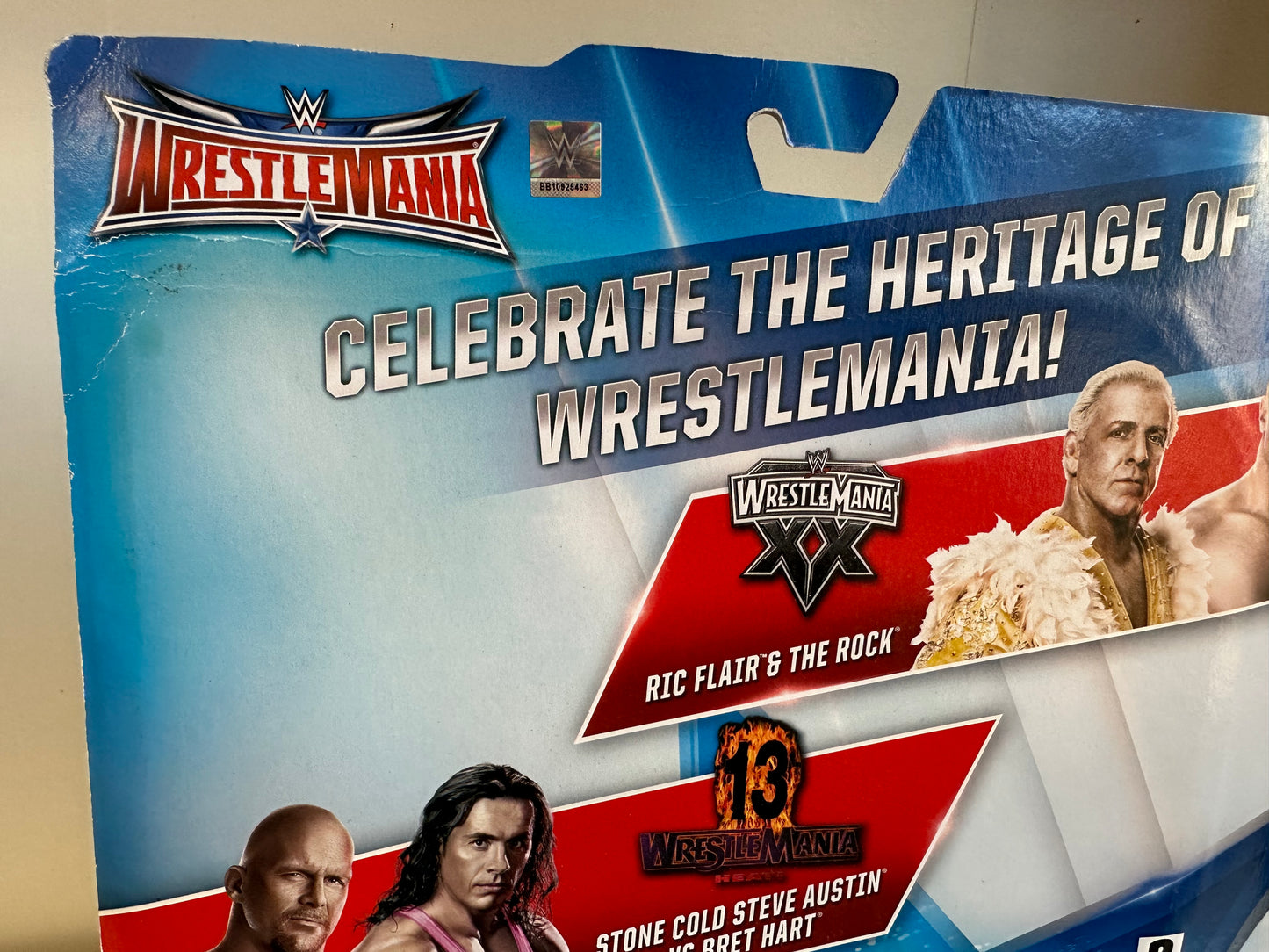 Stone Cold Steve Austin Vs Bret Hart Wrestlemania MOC Action Figure Wrestling Toys WWF WWE