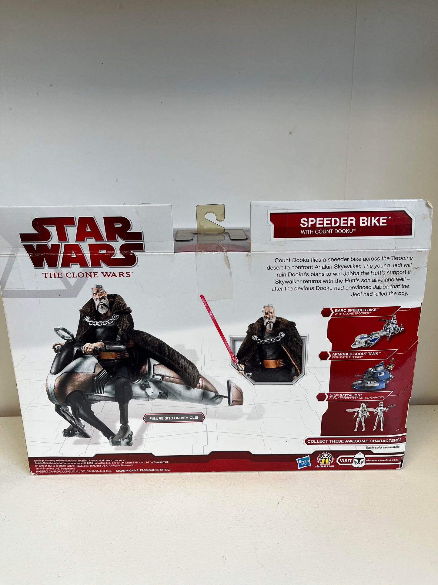 Star Wars Speeder Bike with Count Dooku