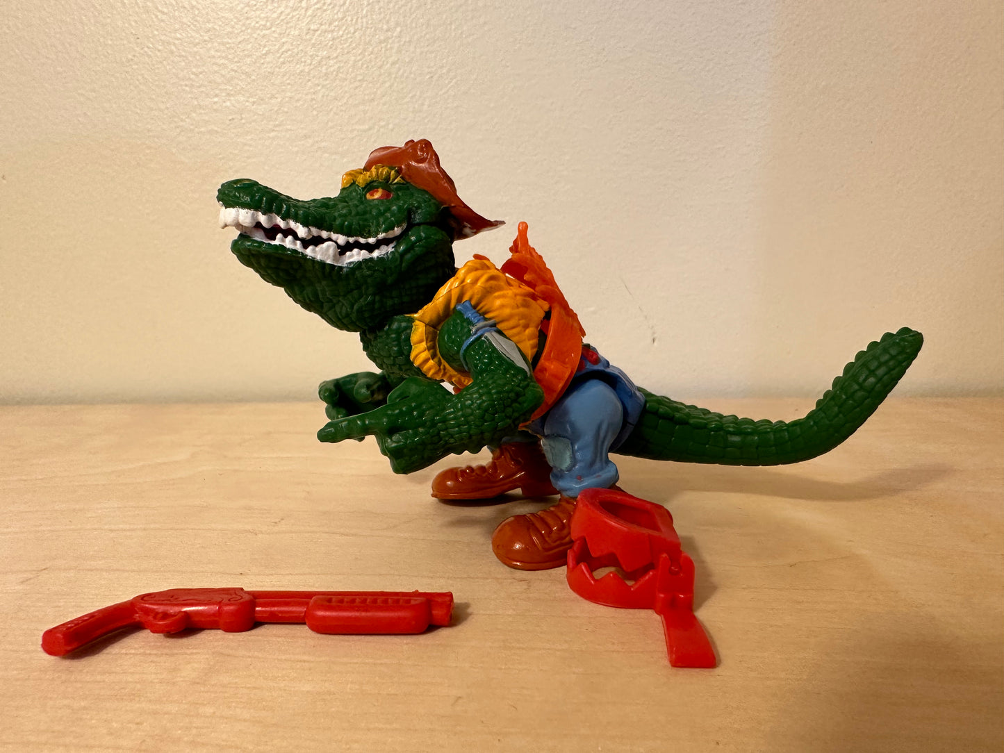 1989 TMNT Complete Leatherhead Action Figure Teenage Mutant Ninja Turtles