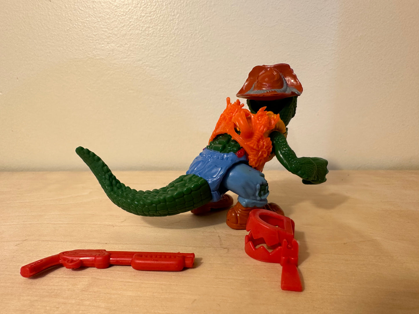 1989 TMNT Complete Leatherhead Action Figure Teenage Mutant Ninja Turtles
