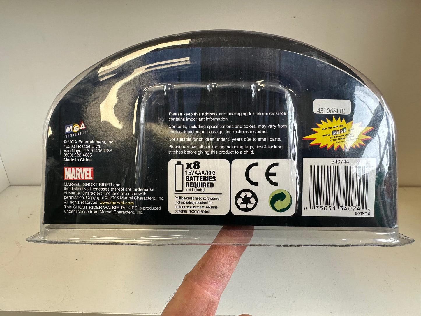 Marvel Ghostrider Walkie Talkies Sealed in Box