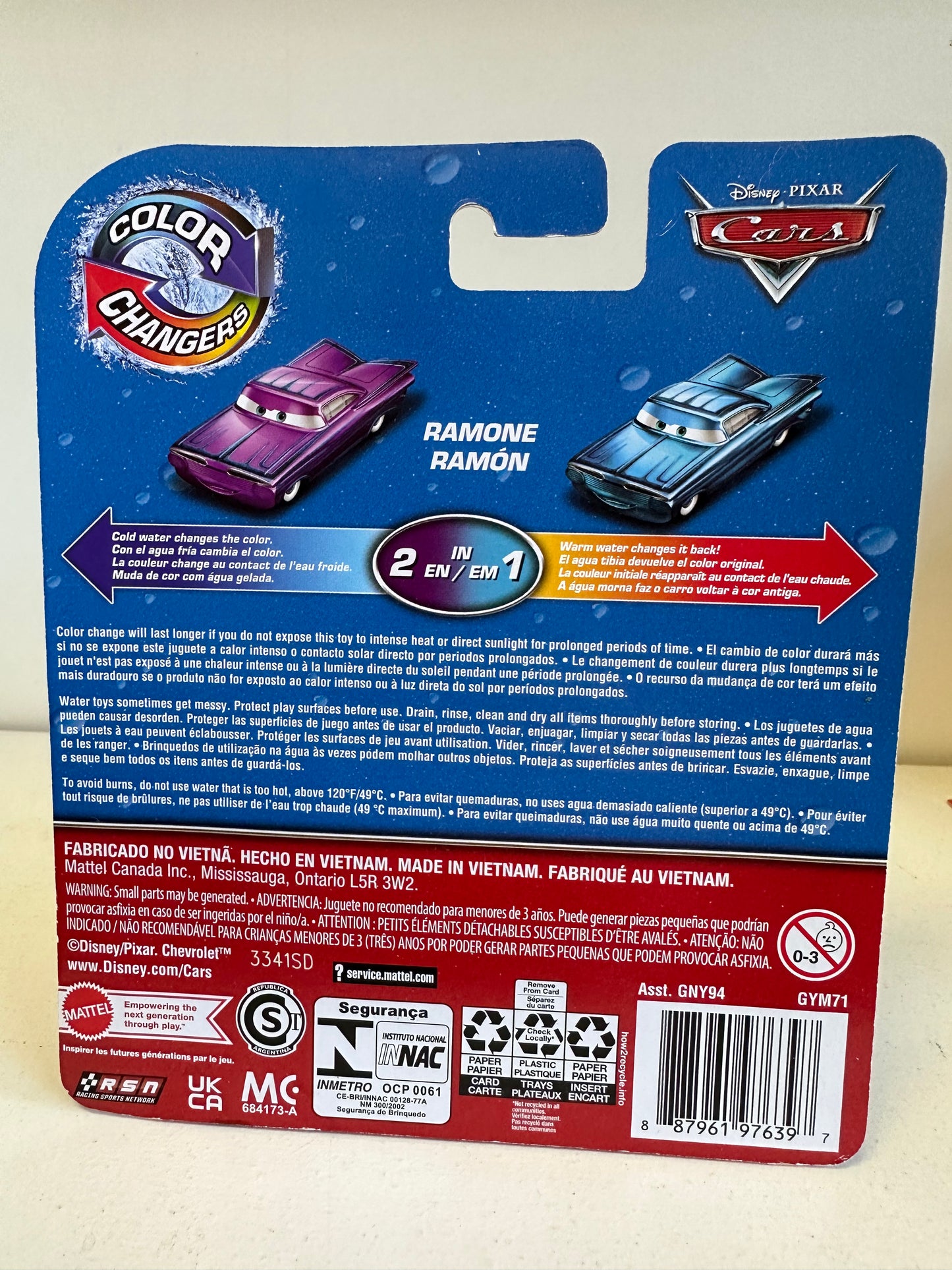 Disney Pixar Cars Ramona 2 in 1 Color Changers Sealed