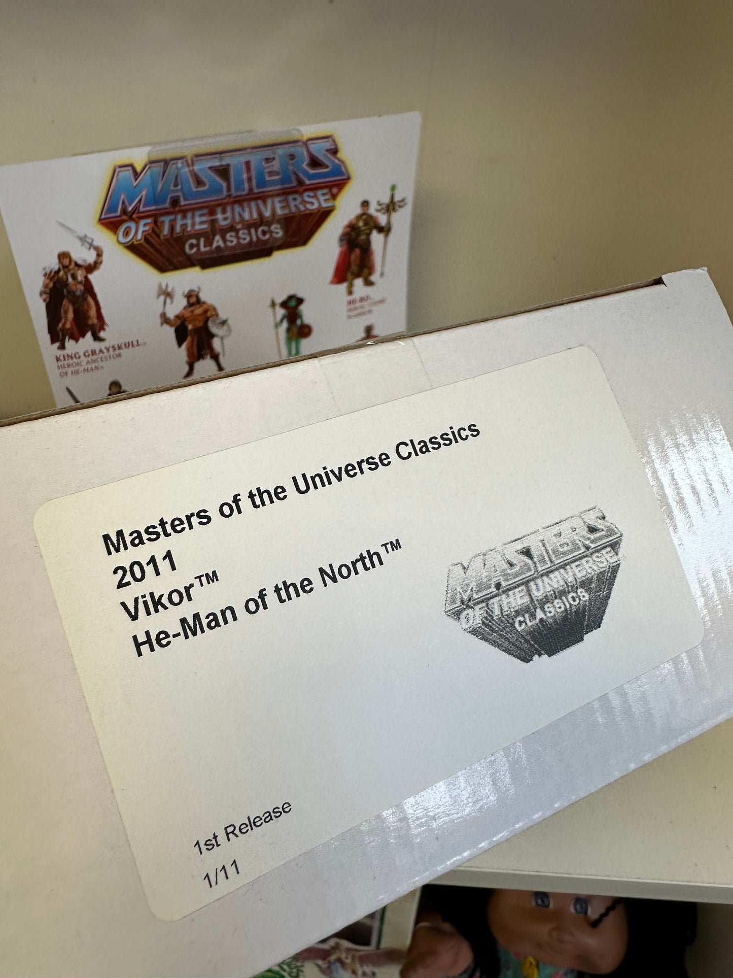 MOTUC Vikor Sealed with Shipper Box Action Figure He-Man and the Master’s of the Universe Classics
