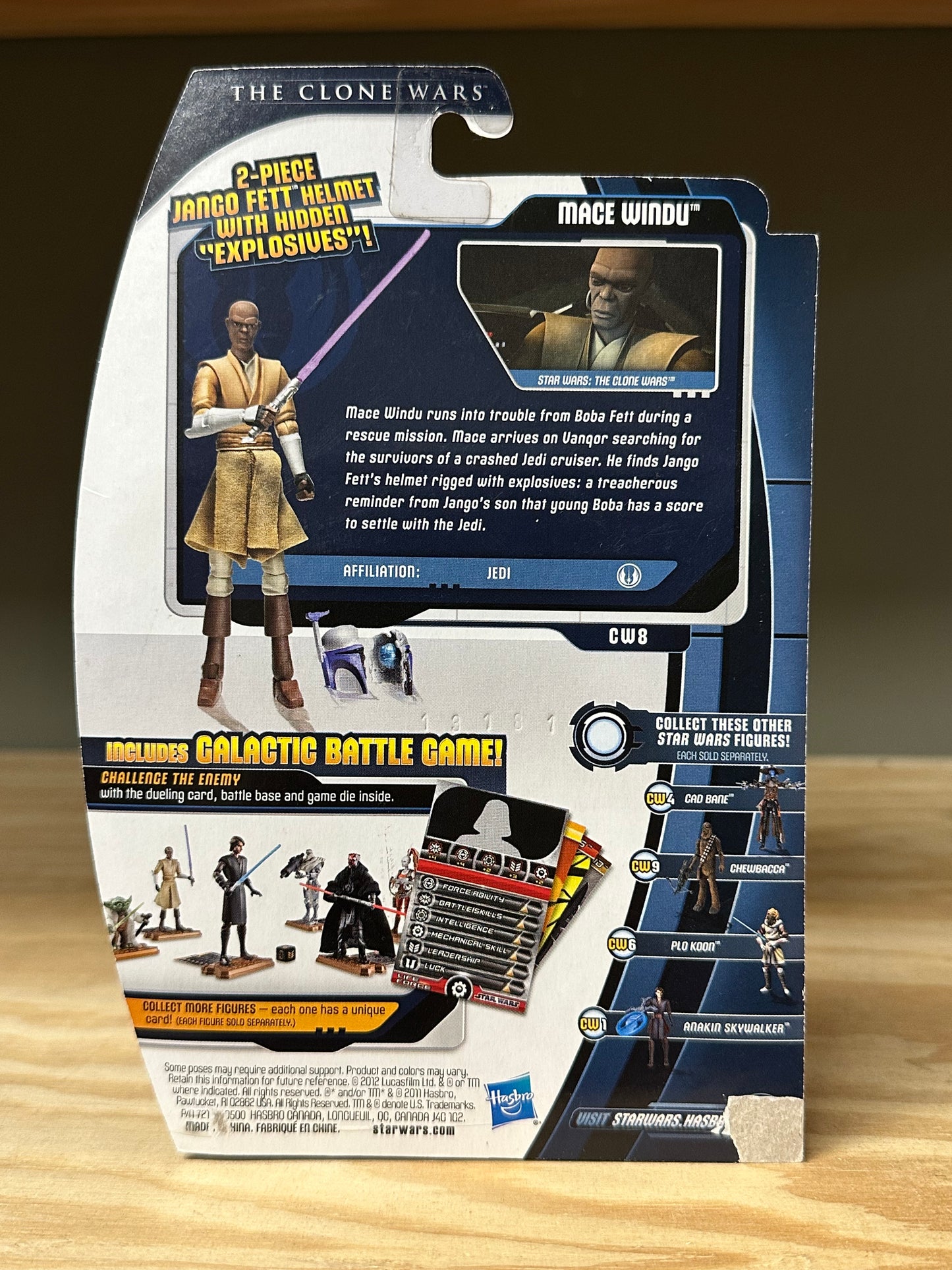 Star Wars Clone Wars Mace Windu Sealed Action Figure Toy