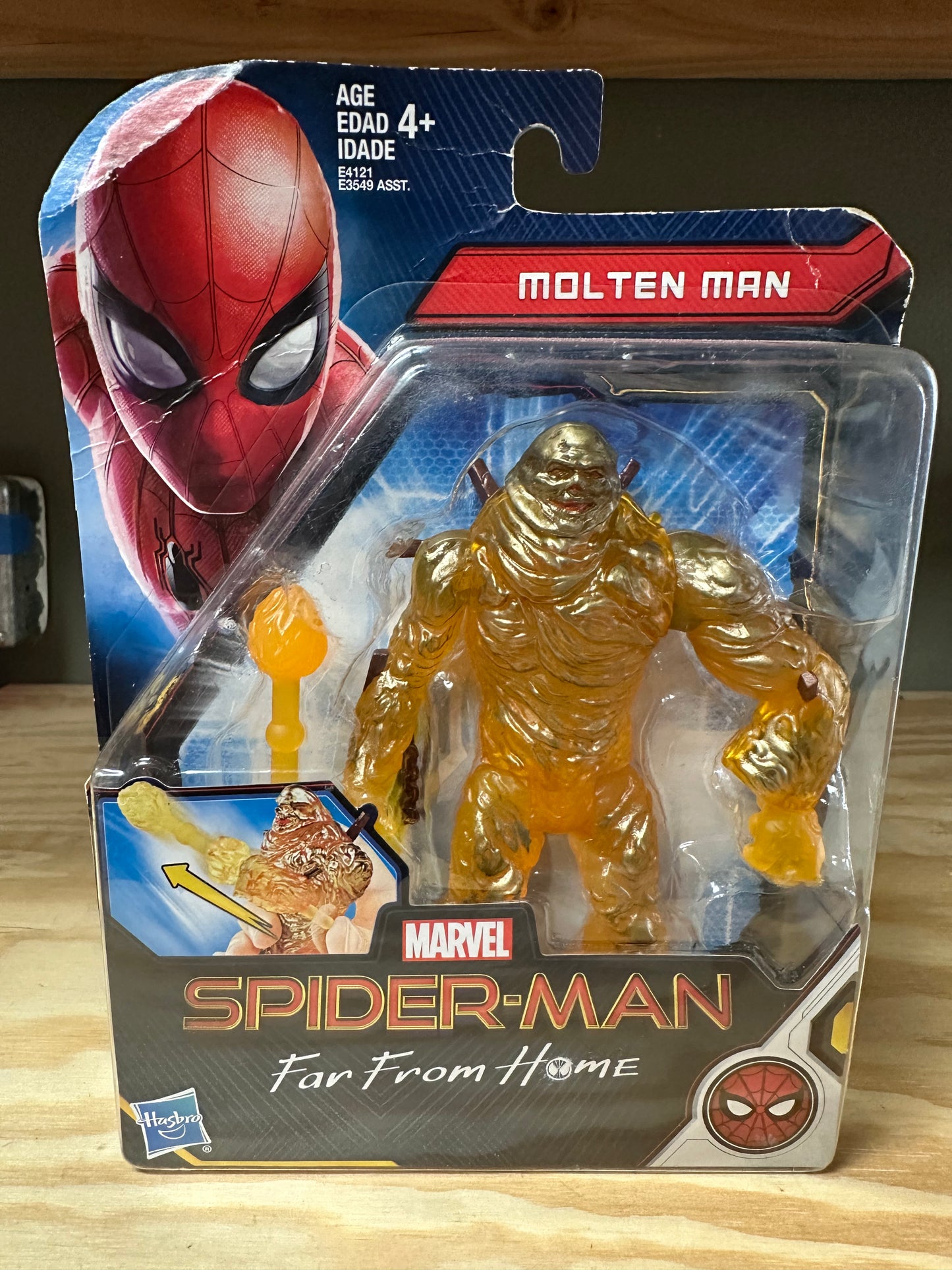 Spider-Man Far from Home Molten Man 5” Marvel Action Figure Toy