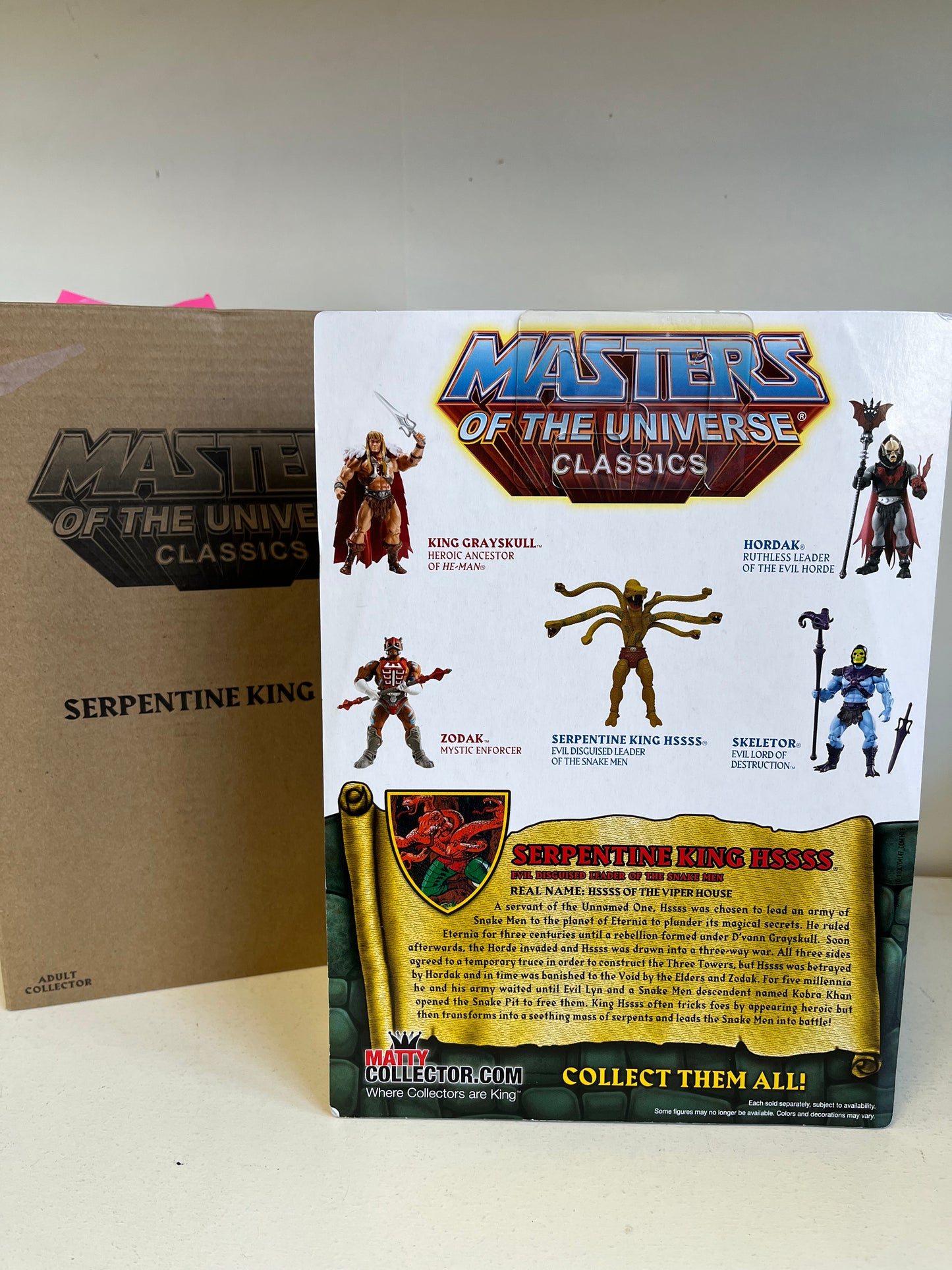 MOTU Classics Serpentine King Hssss