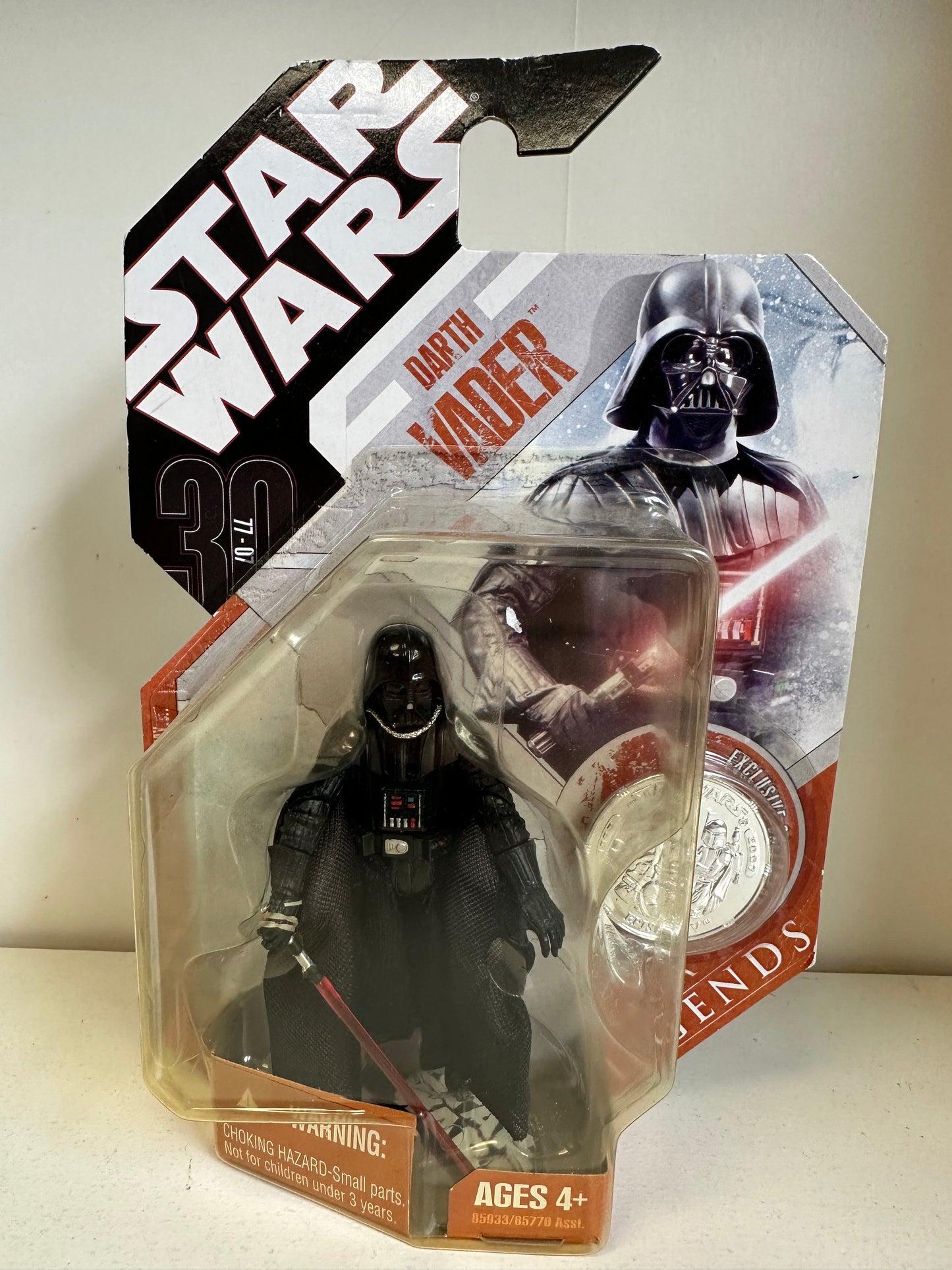 Star Wars 30th Anniversary Darth Vader Saga Legends MOC Sealed Action Figure