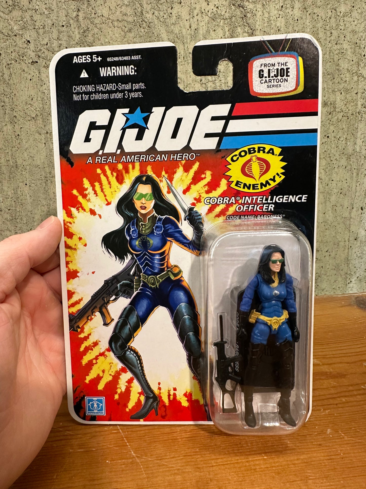 Baroness Cobra Intelligence Officer 25th GI Joe Anniversary Action Figure MOC