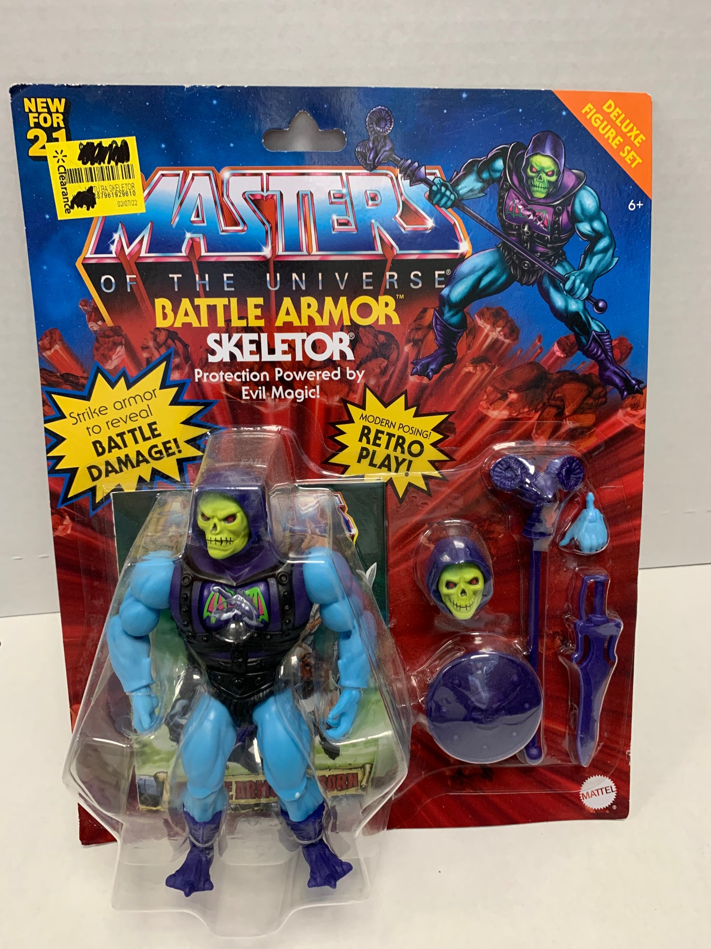 MOTU Origins: Battle Armor Skeletor Sealed On Card Action Figure Toy