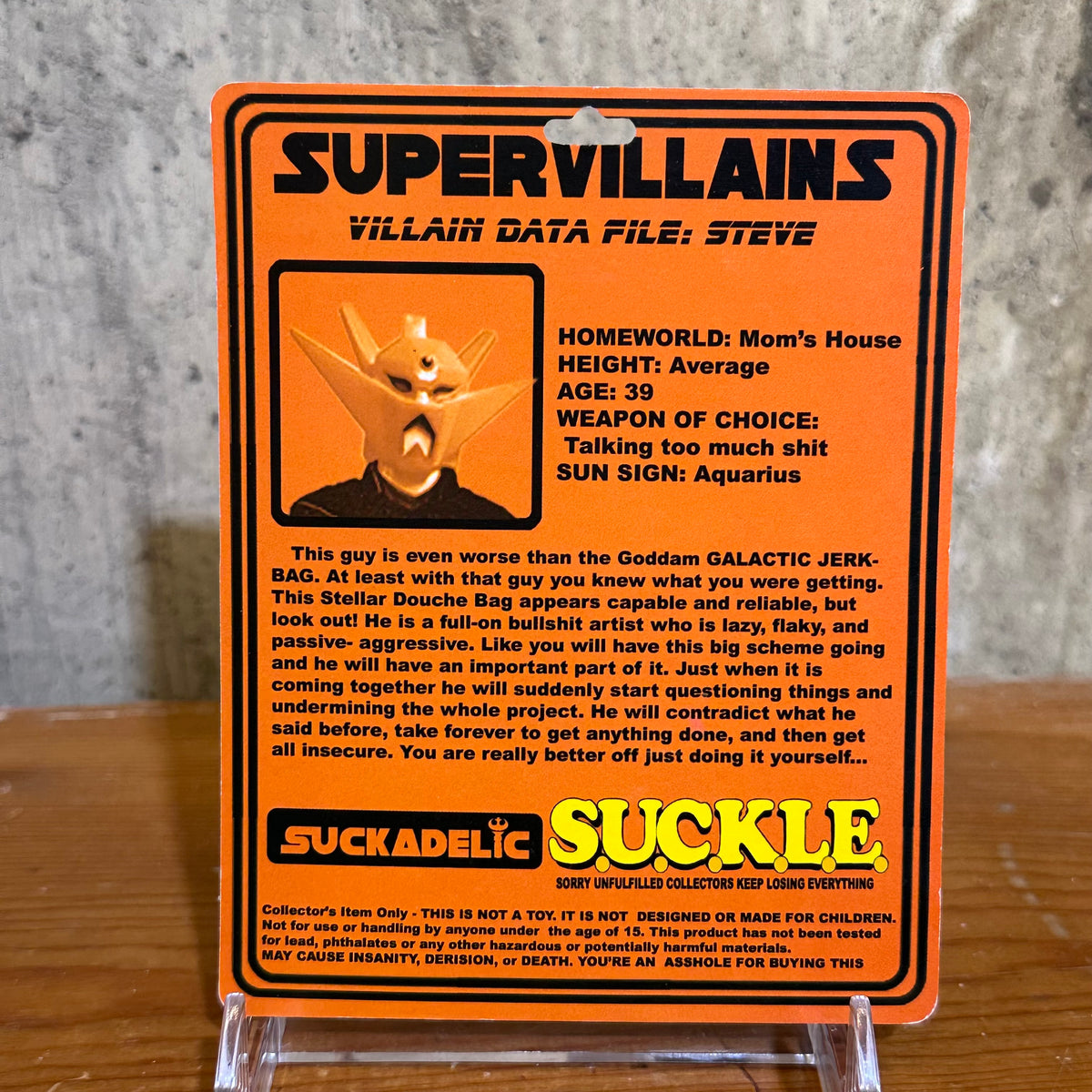 Star Chimps Steve Suckle Sucklord Vinyl Art Toy