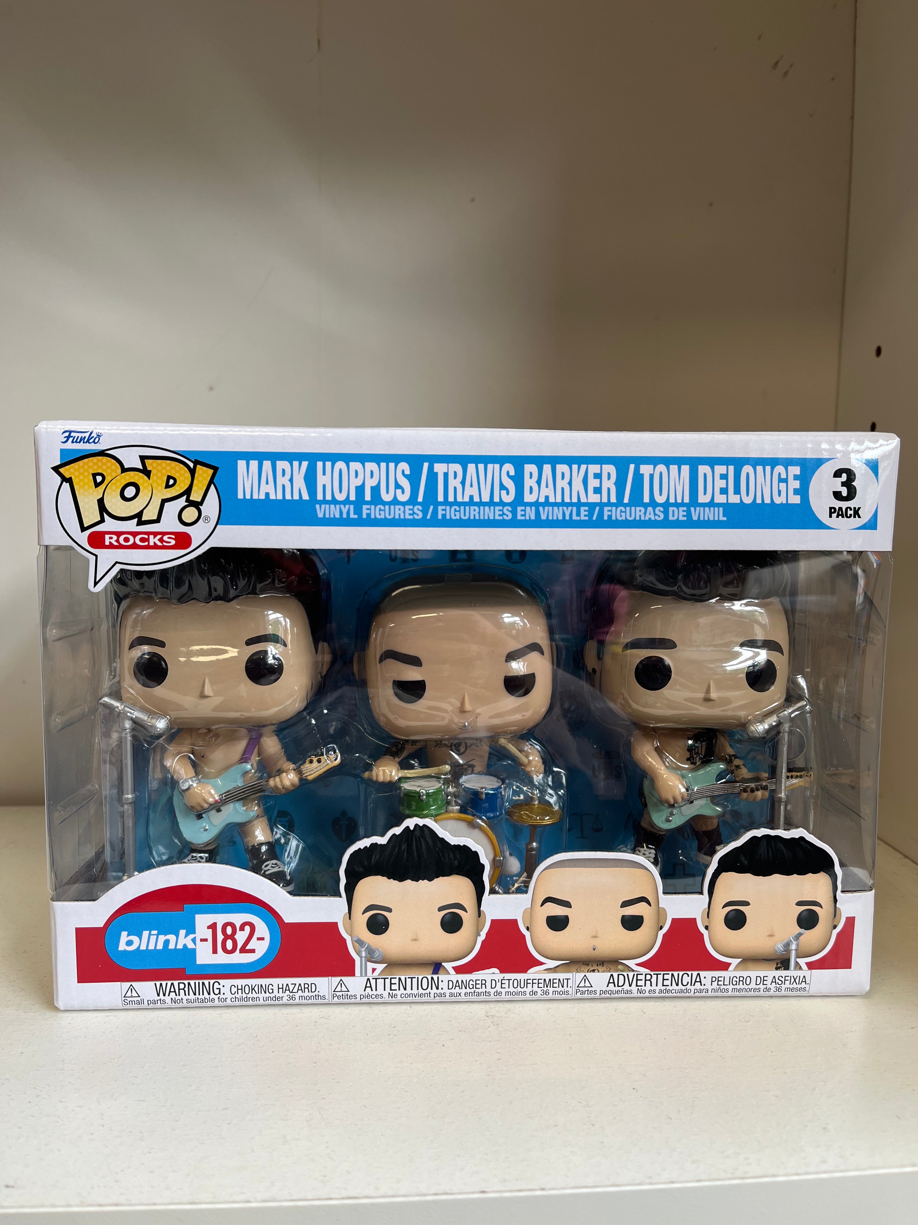 Funko Pop factory BLINK-182 three pack