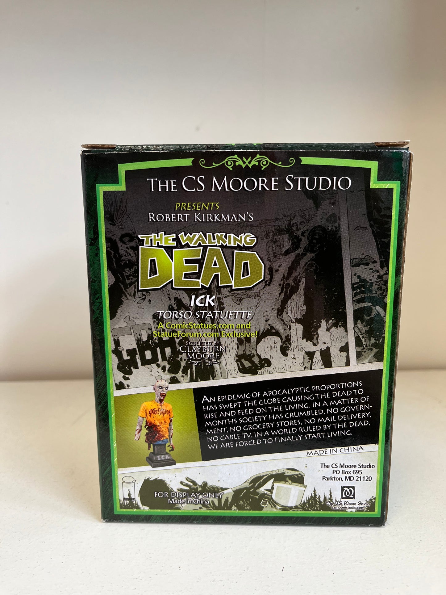 The Walking Dead Ick statue