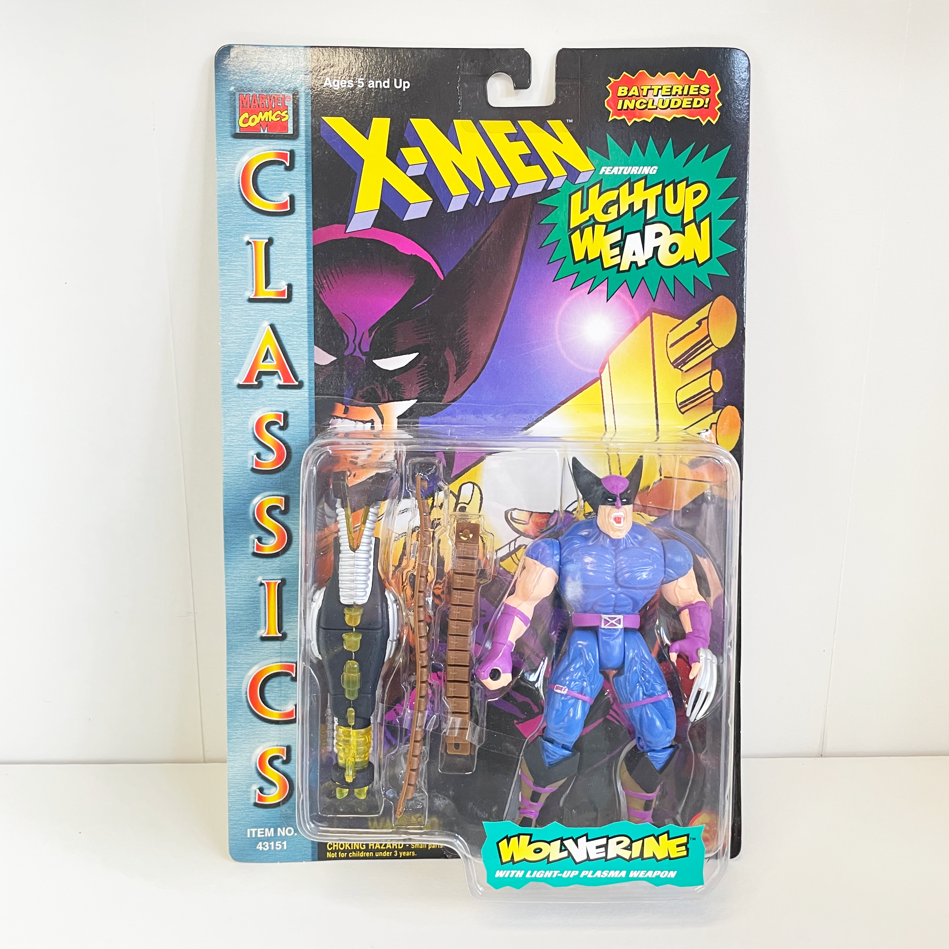 X-Men Wolverine Mutant Rations 1994 Thermos Lunch Box Light Wear