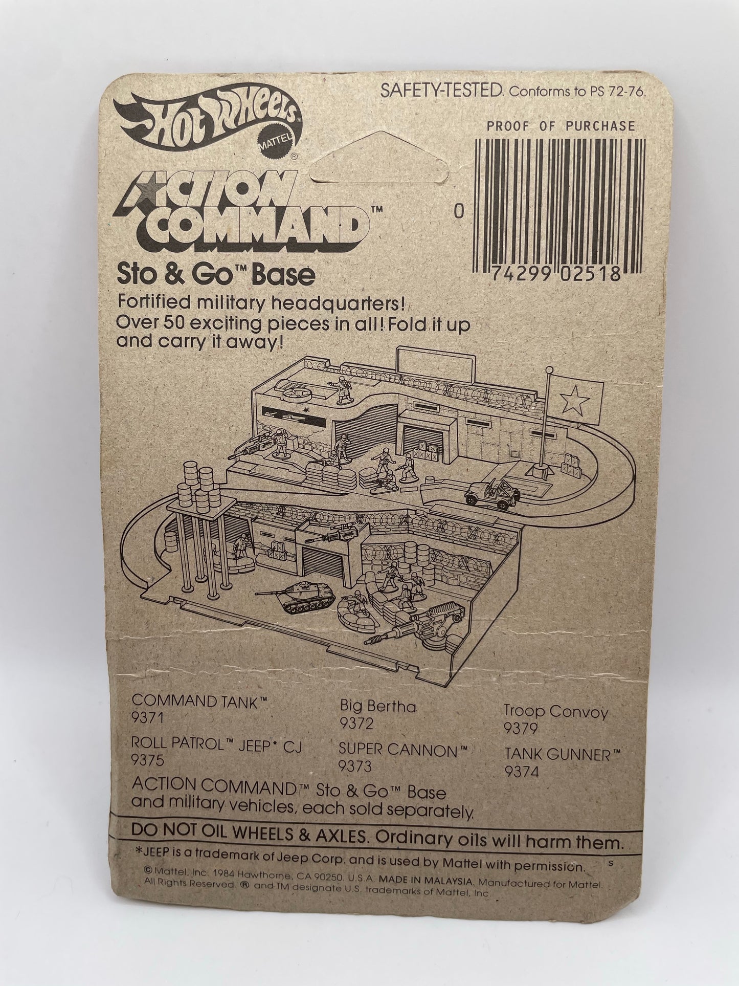 1984 Hot Wheels Action Command Shell Shocker