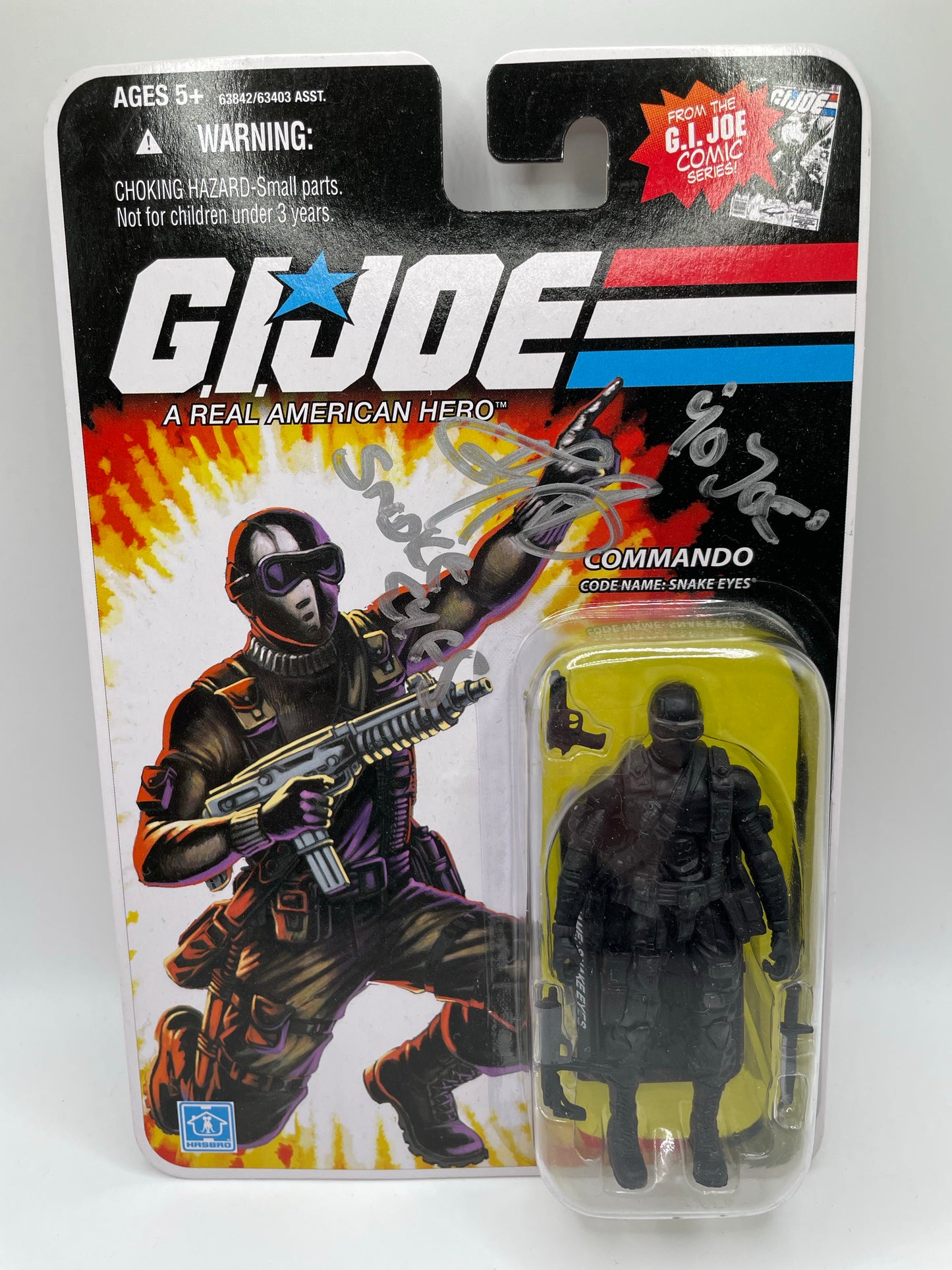 25th Anniversary G.I. Joe Snake Eyes signed by Ray Park