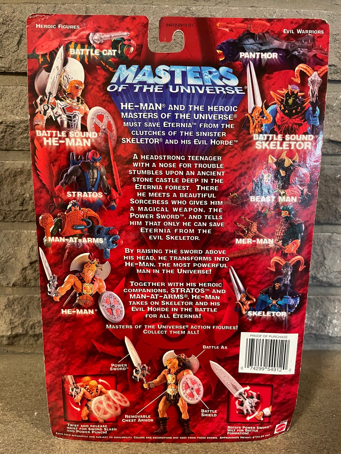 He-Man MOTU 200X Series Mattel MOC Action Figure