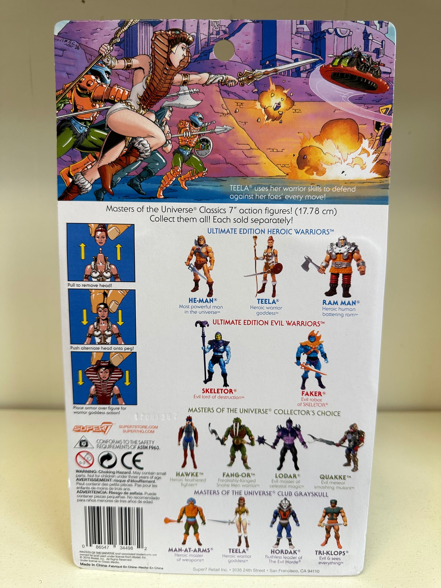 MOTU Teela Super 7 Master’s of the Universe