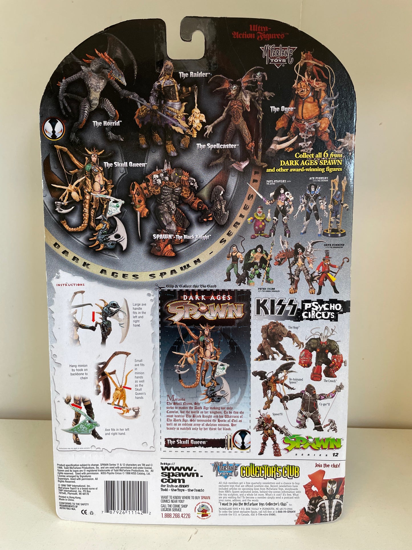 Spawn the Dark Ages Skull Queen MOC McFarlane Action Figure