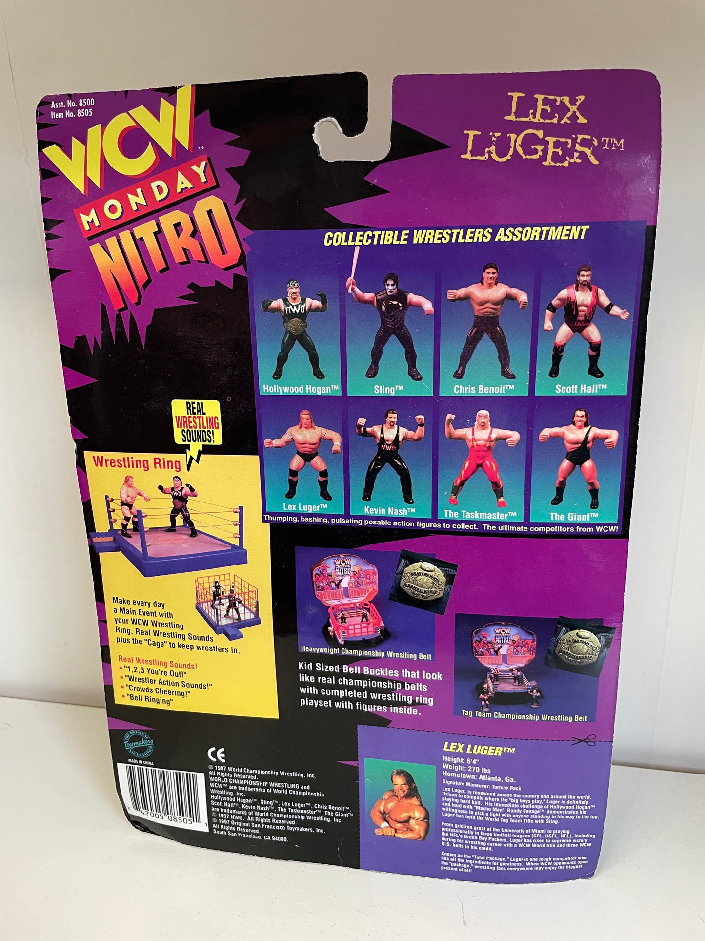 WCW Wrestler Lex Luger Monday Nitro MOC WWE