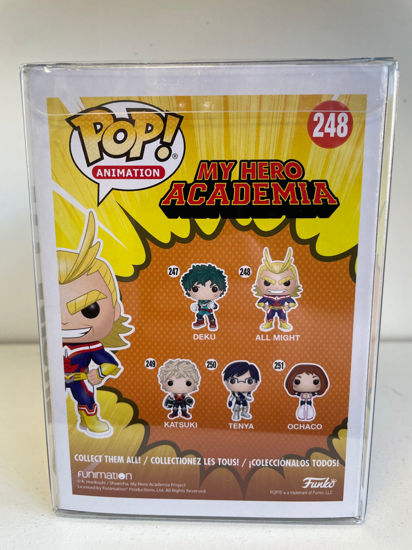 My Hero Academia Funko Pop 248 GID Funimation 2017 Exclusive
