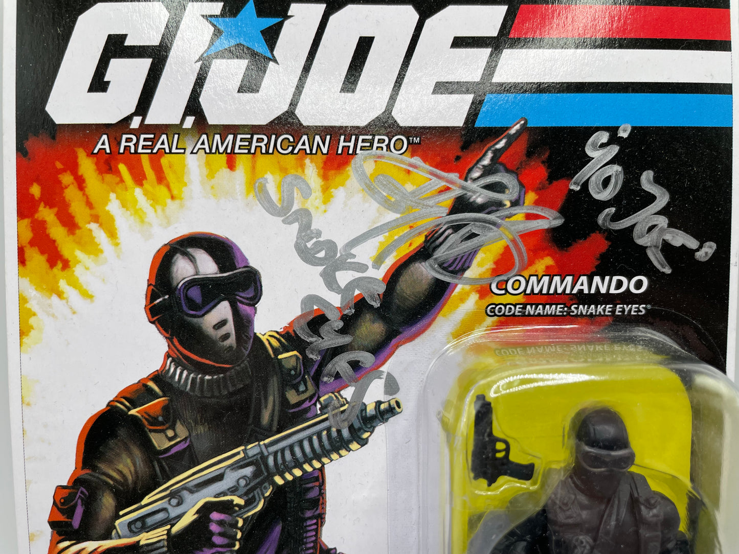 25th Anniversary G.I. Joe Snake Eyes signed by Ray Park