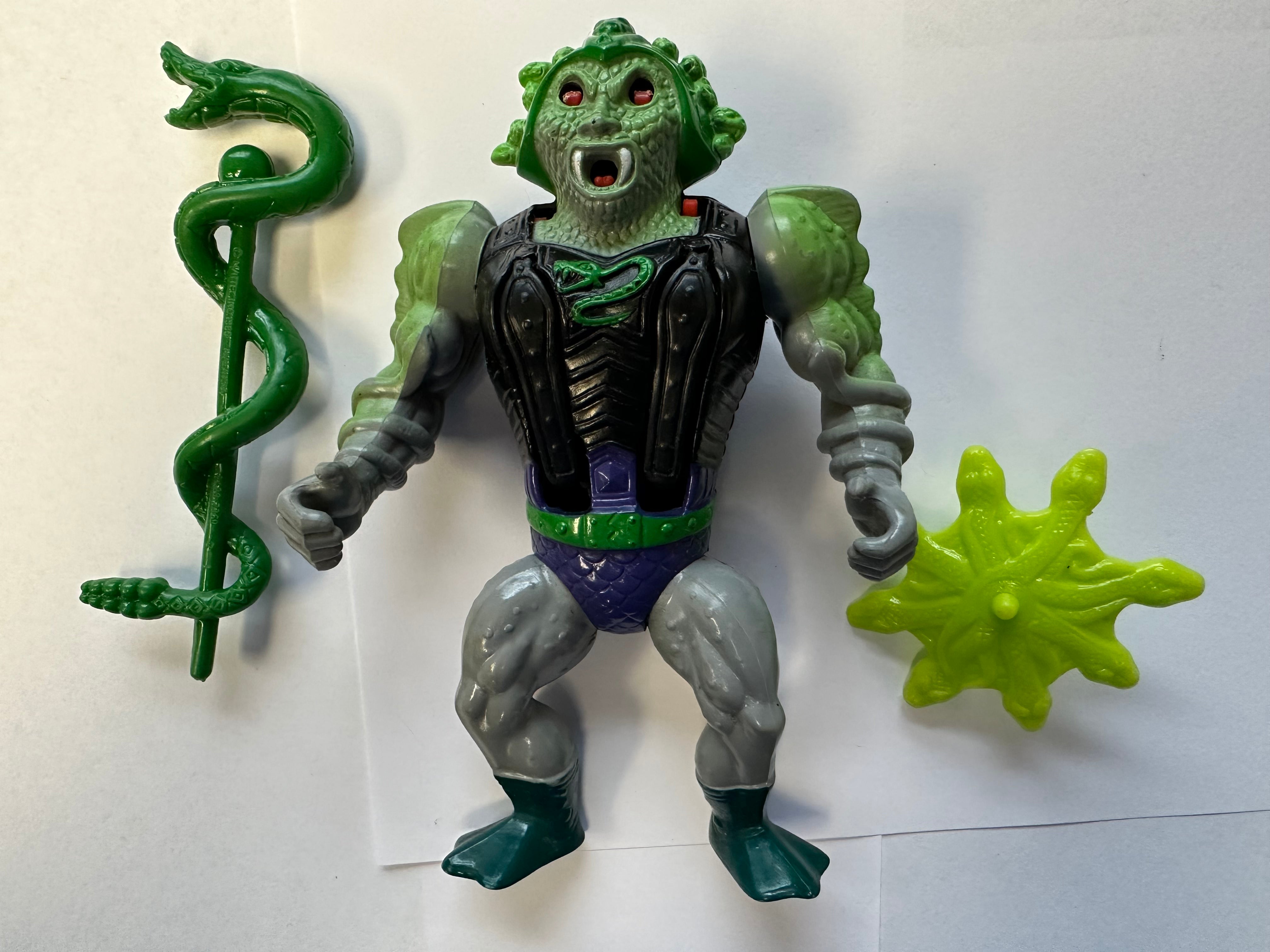 1986 buy MOTU Vintage Snake Face Masters of the Universe Snakeface with SHIELD