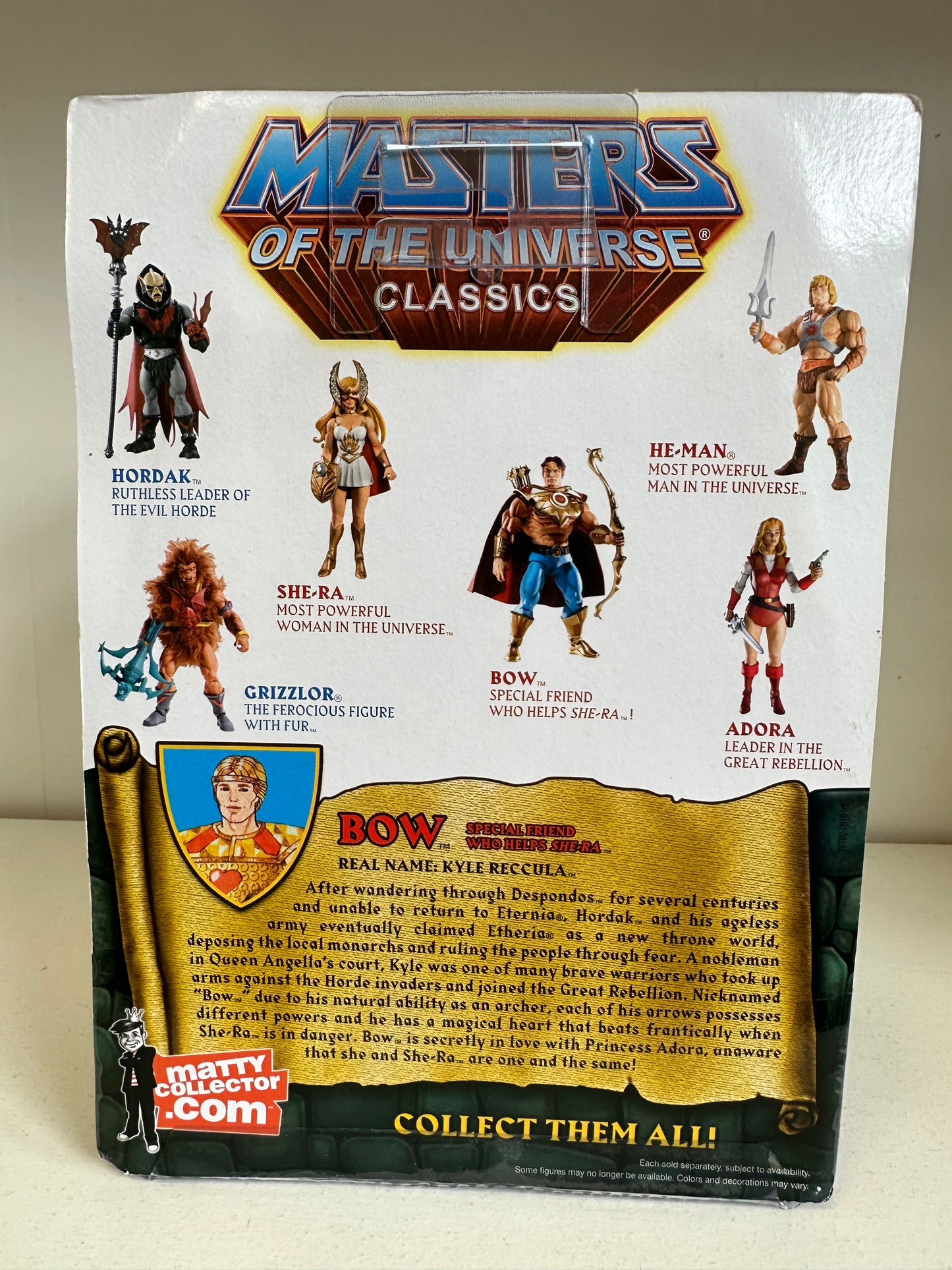 MOTUC Bow Master’s of the Universe She-Ra Action Figure Sealed