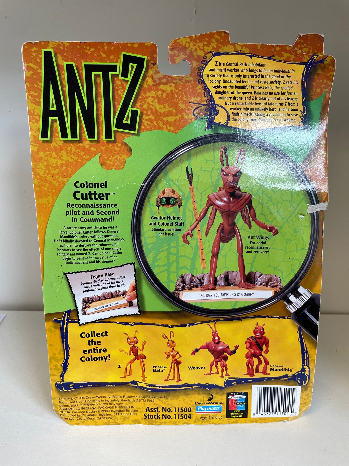 Antz Colonel Cutter Action Figure MOC