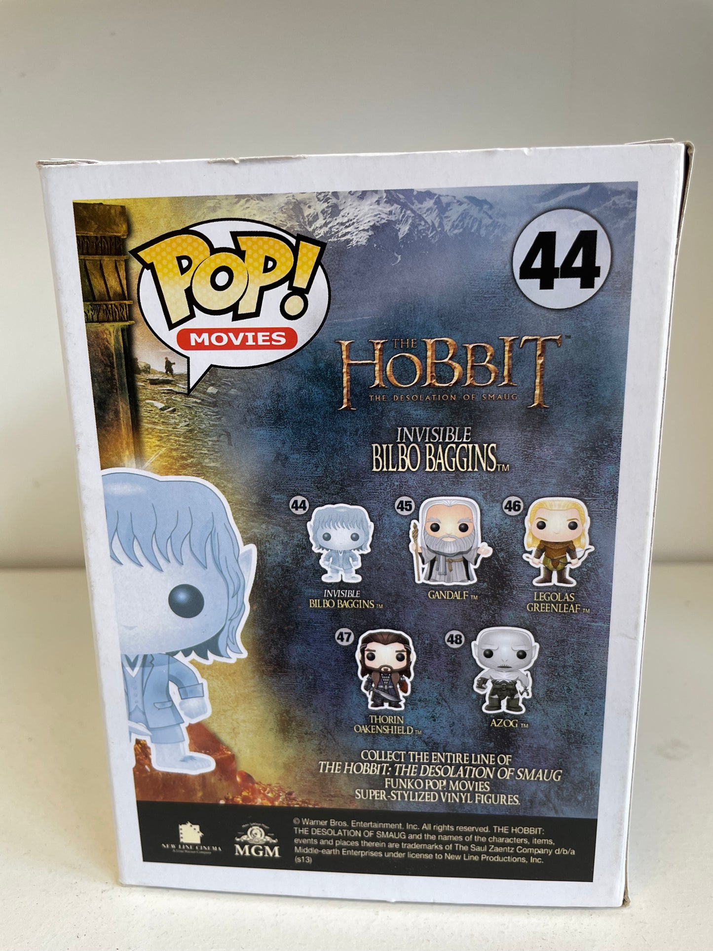 Funko Pop Invisible Bilbo Baggins Damaged Package