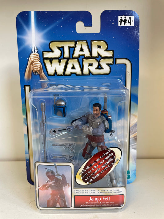 Star Wars Jango Fett European Card Sealed Action Figure