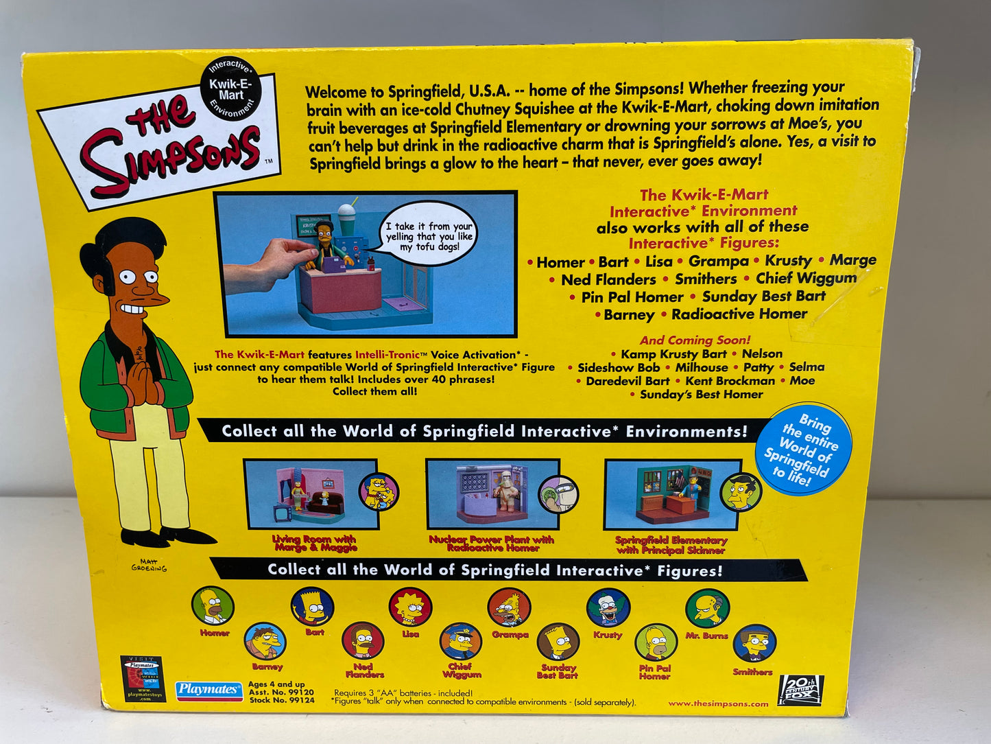 Simpsons Exclusive Apu Interactive Kwik-E-Mart sealed box
