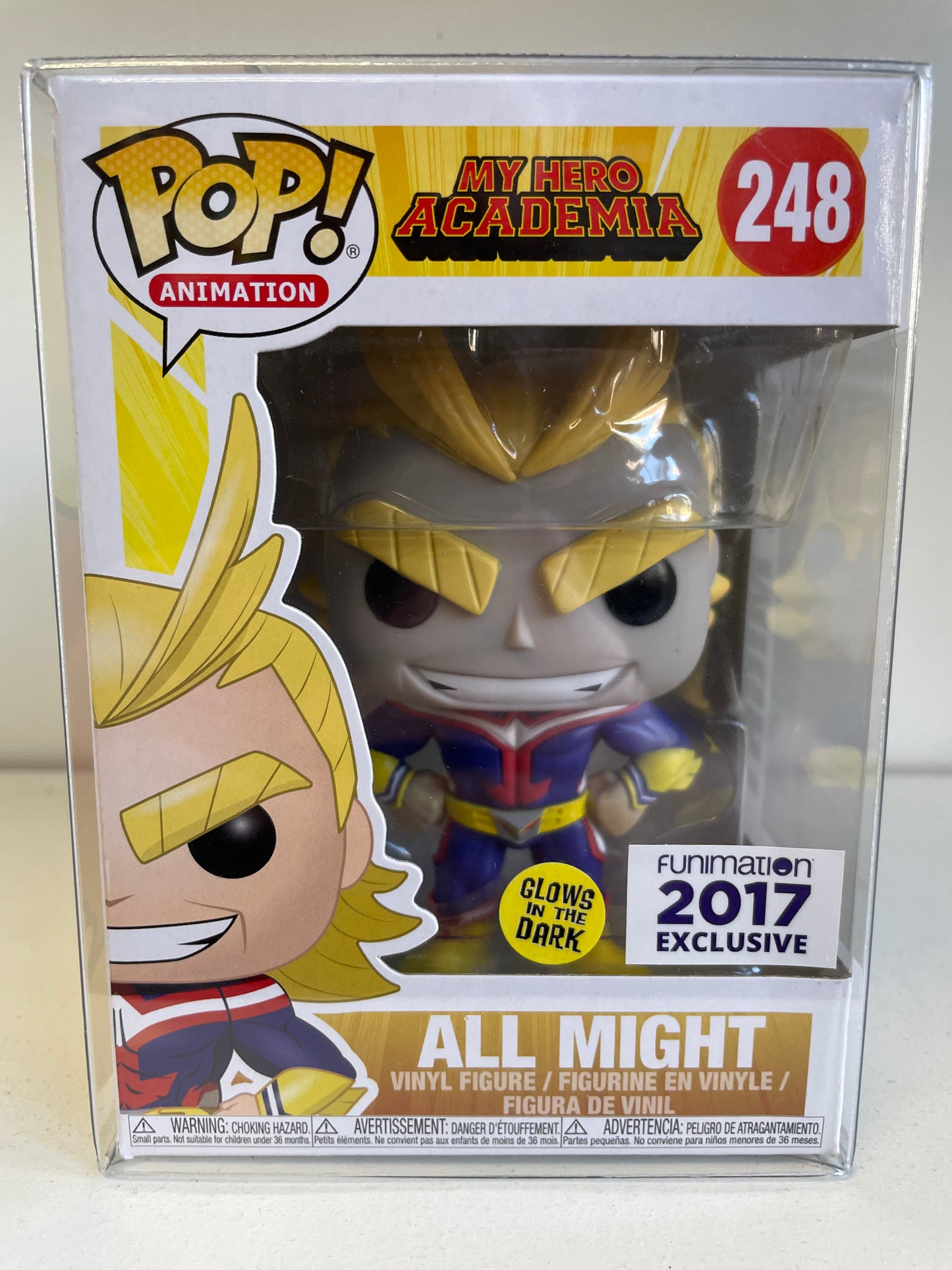 My Hero Academia Funko Pop 248 GID Funimation 2017 Exclusive