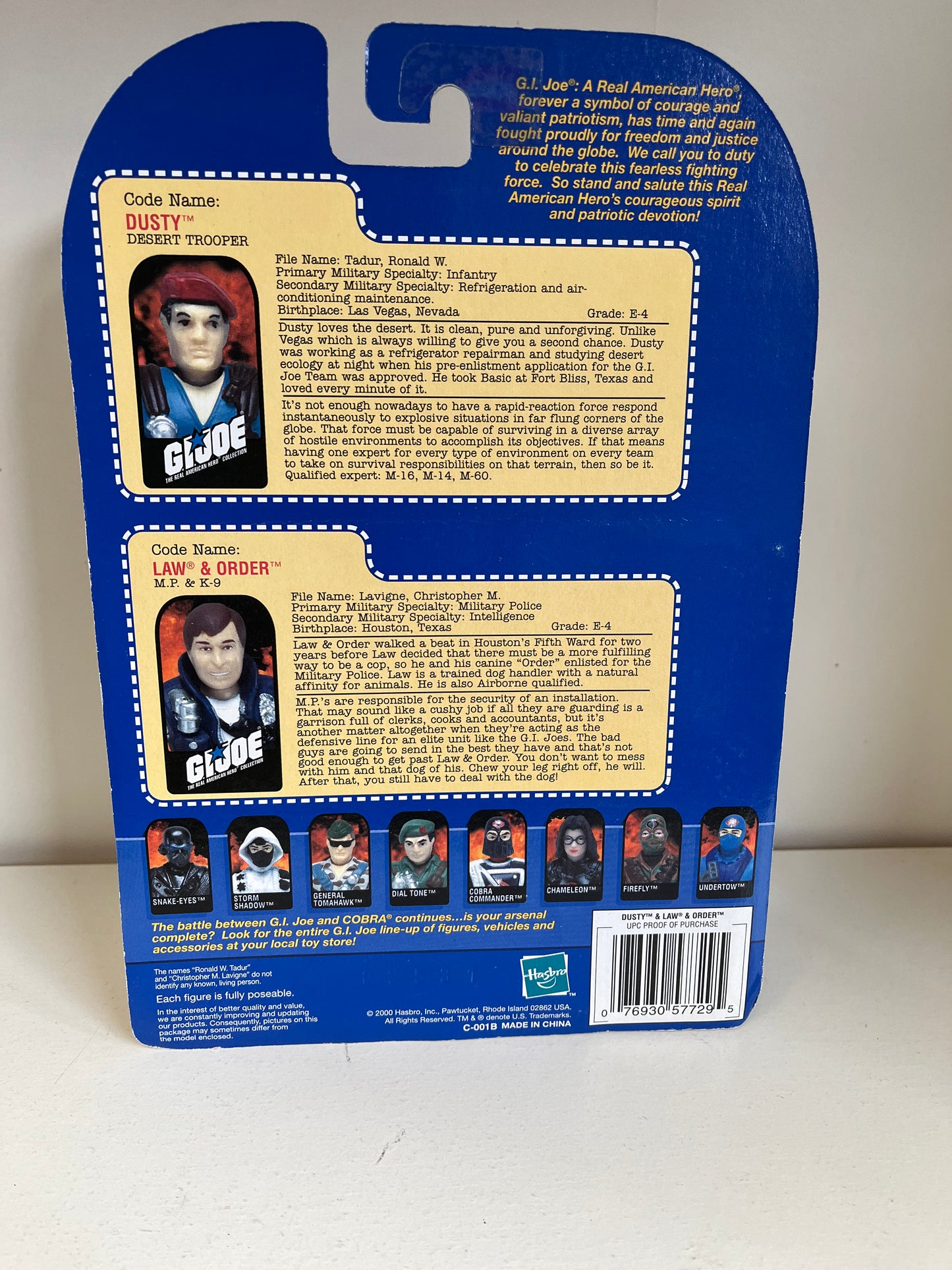 G.I. Joe Dusty & Law and Order