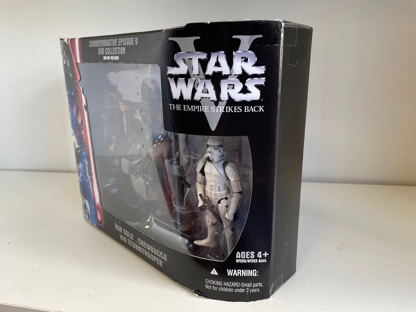 Star Wars Saga Collection Commorative 3 Pack Cloud City Han Solo Chewbacca Stormtrooper