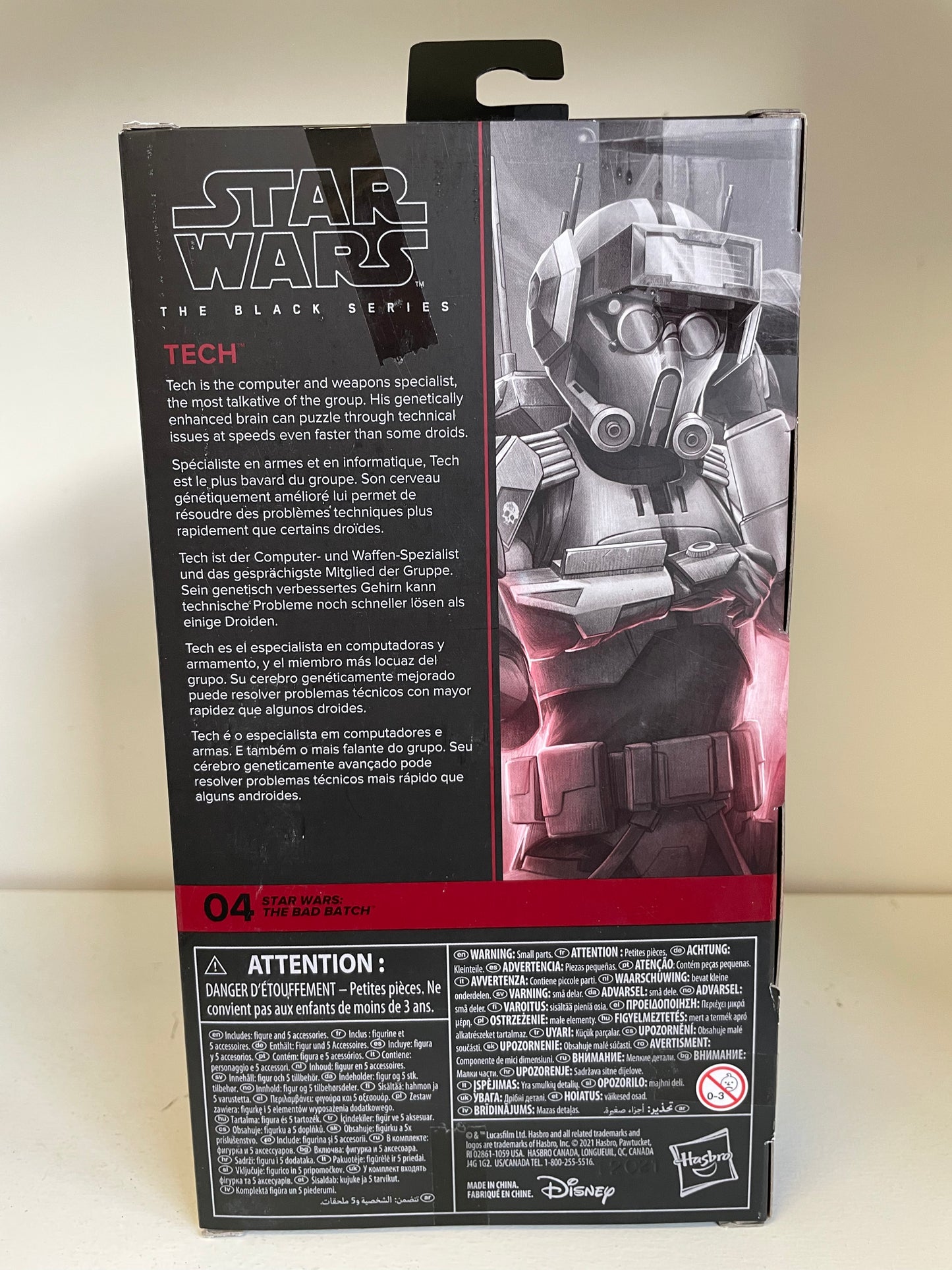 Star Wars 6” Black Series Bad Batch Tech Sealed