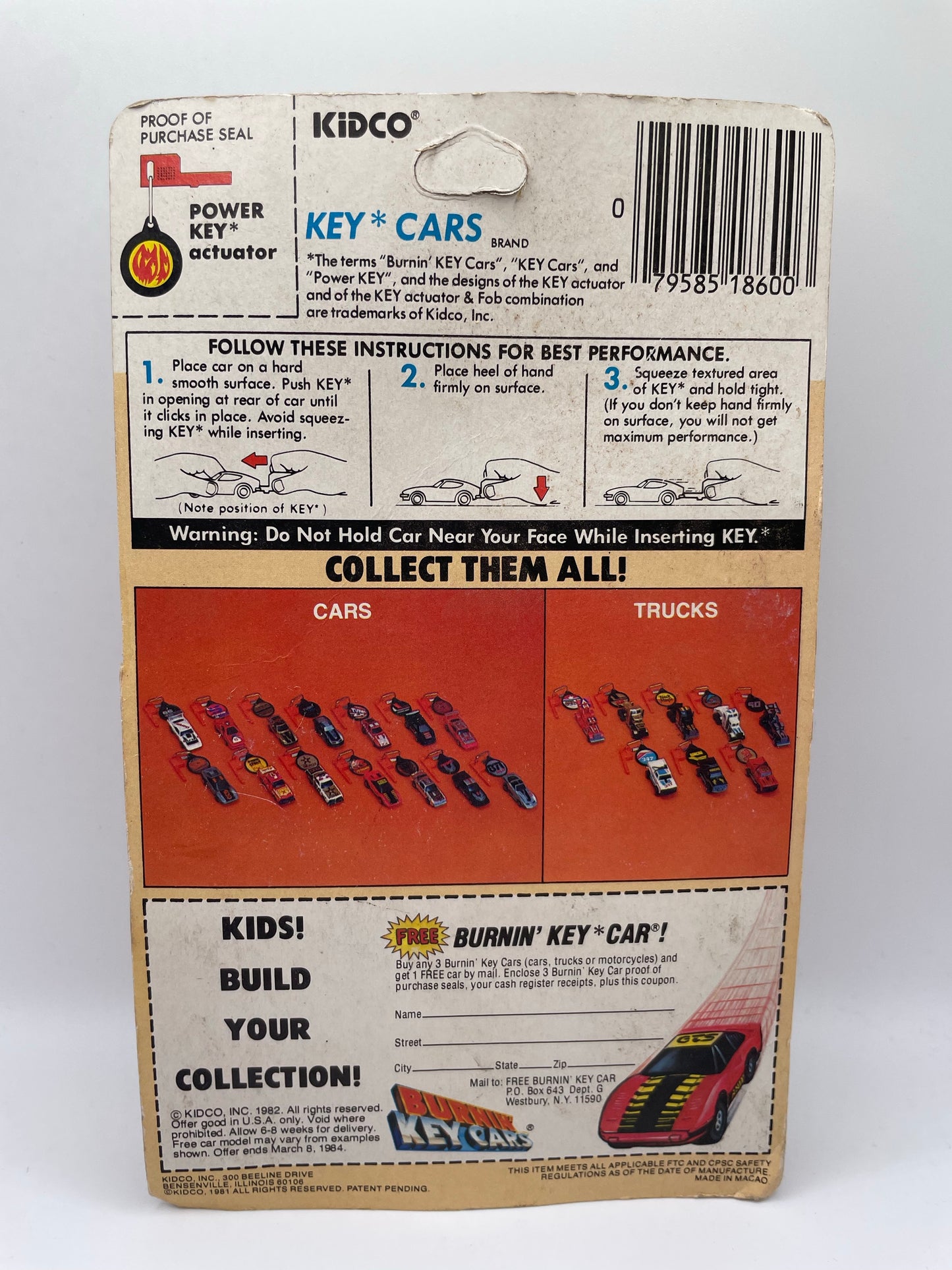 Kidco Trucks Burnin’ Key Cars MOC