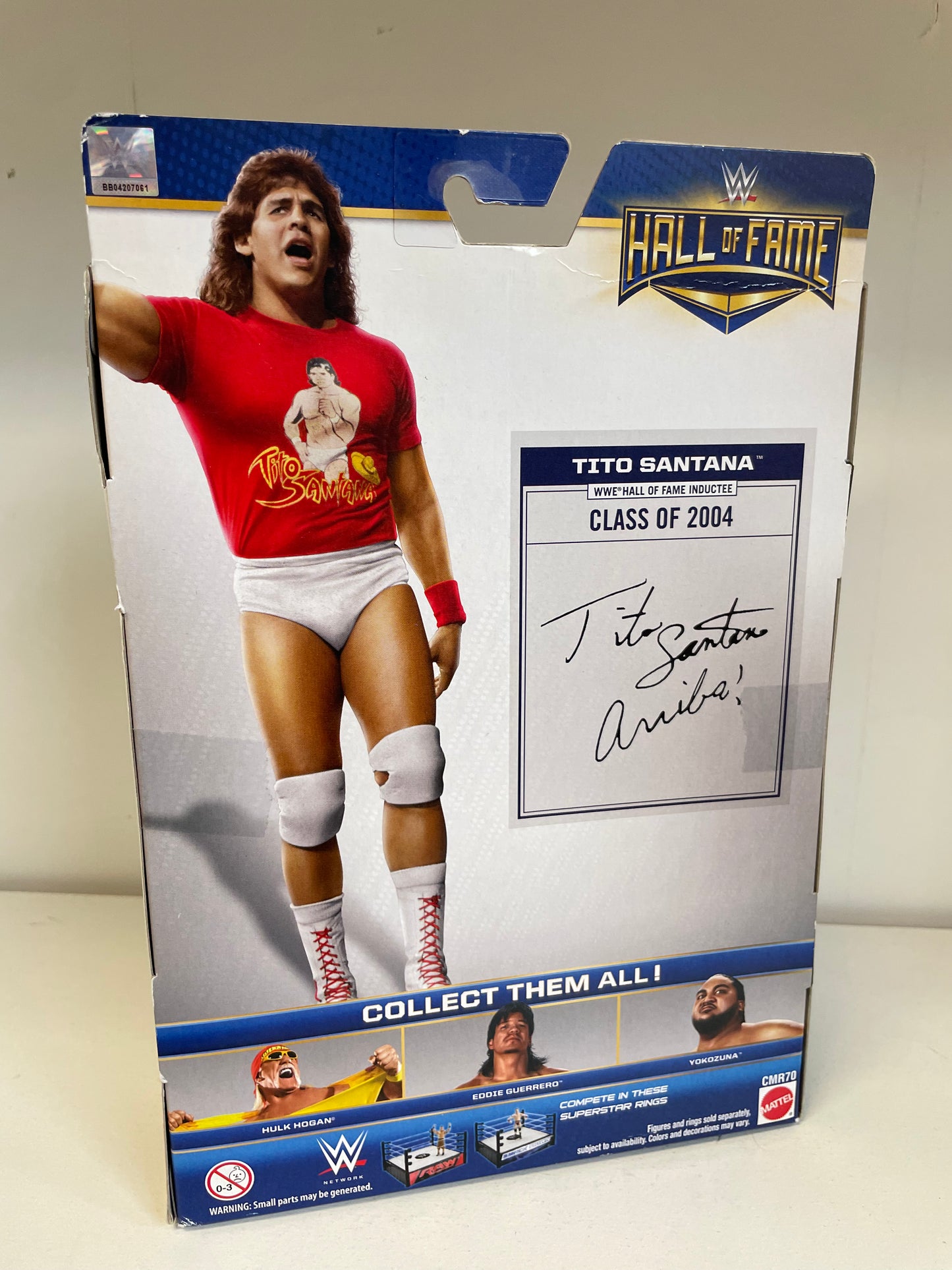 Tito Santana HOF class of 2004 Mattel Elite Autograph