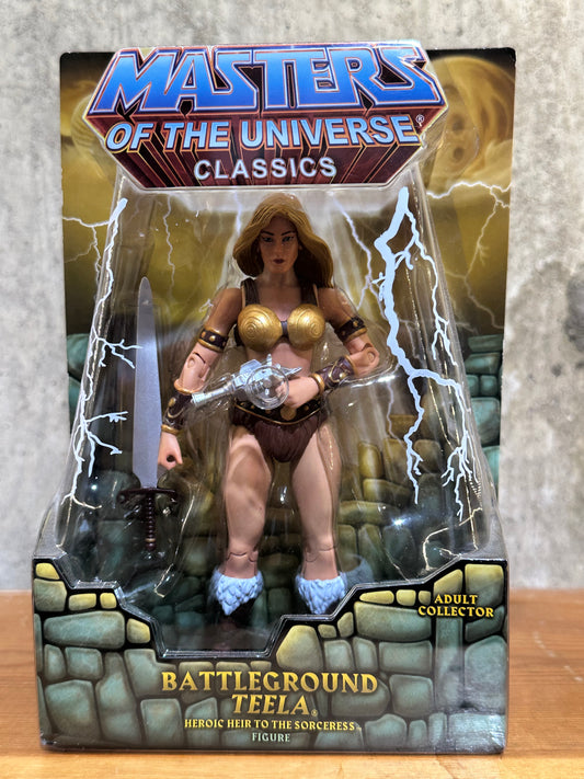 Battleground Teela Mattel Master’s of the Universe Classics MOTU Action Figure Toy Sealed