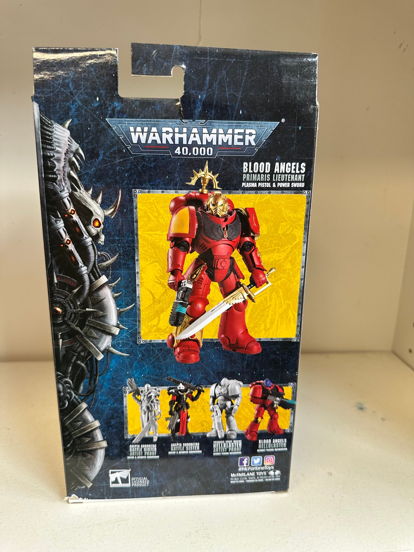 Blood Angels Primus Lieutenant Sealed McFarlane Toy